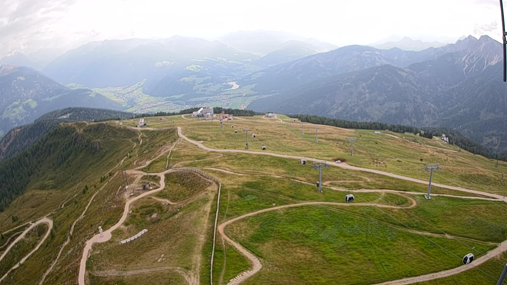 Kronplatz-Gipfel | Blick nach Olang – Valdaora