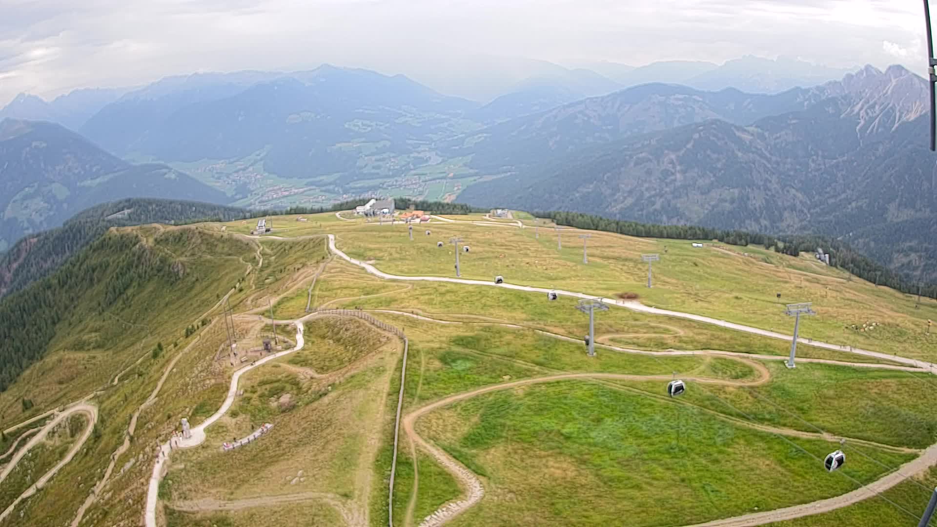 Kronplatz-Gipfel | Blick nach Olang – Valdaora