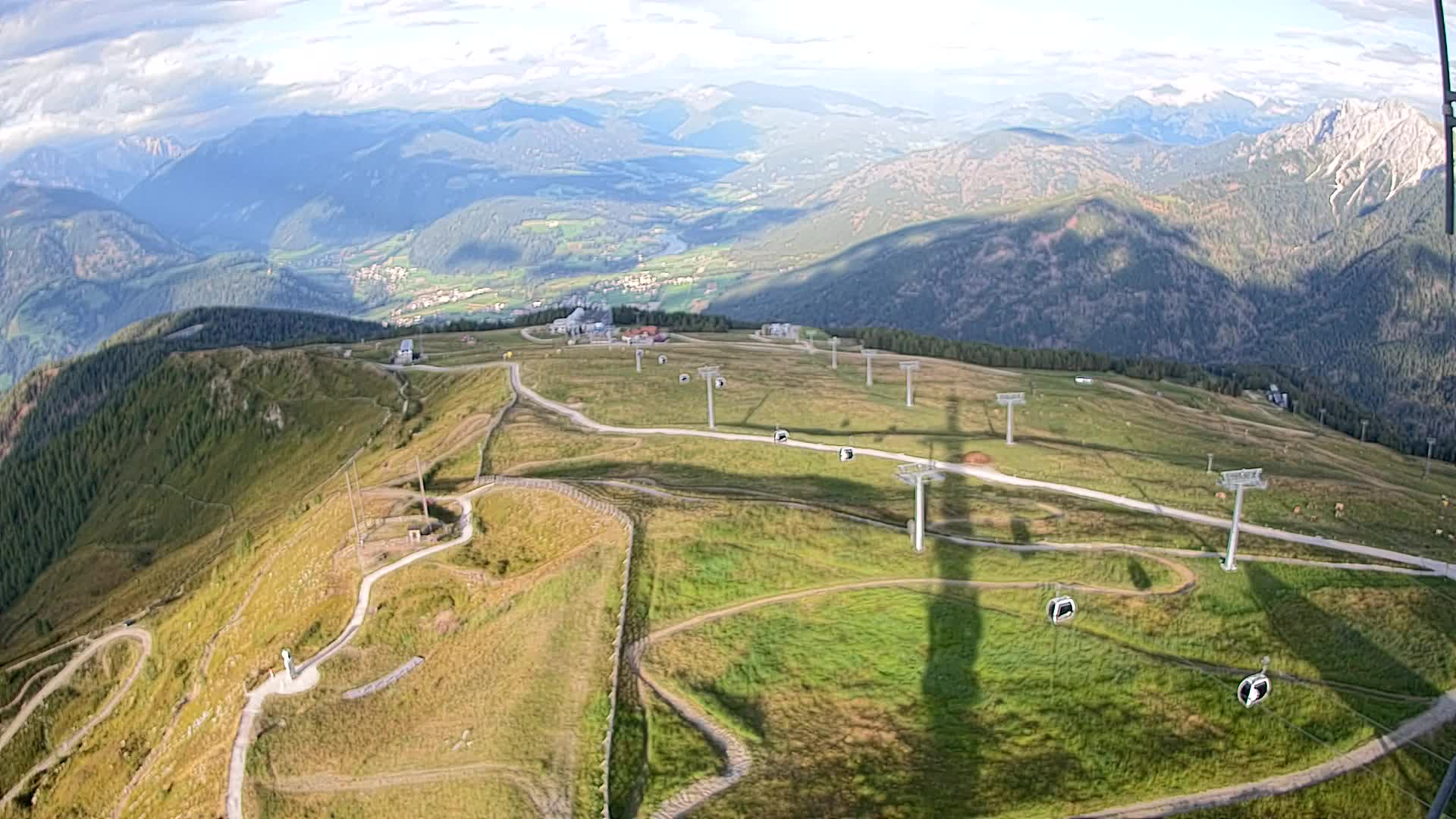 Kronplatz-Gipfel | Blick nach Olang – Valdaora
