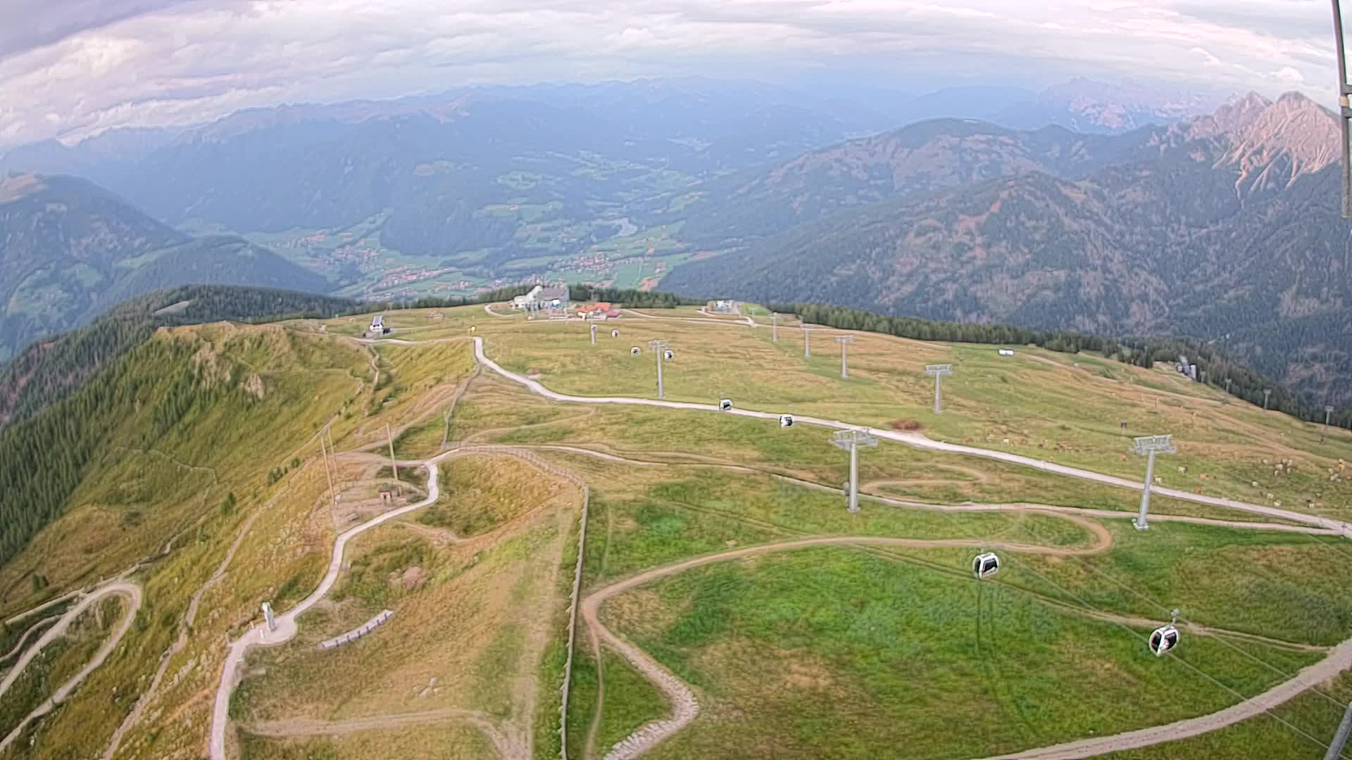 Sommet du Kronplatz | vue sur Valdaora – Olang