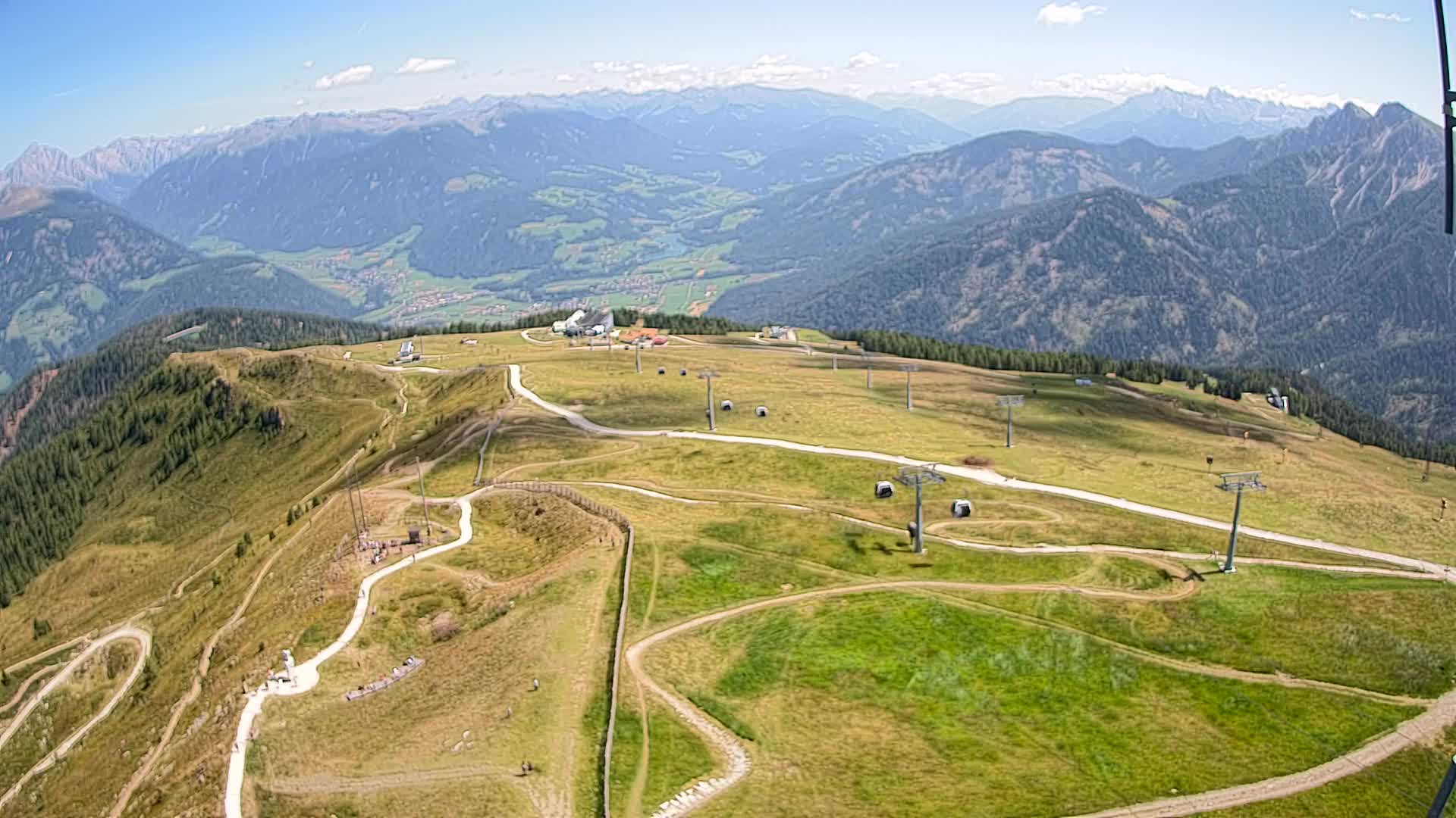Kronplatz-Gipfel | Blick nach Olang – Valdaora