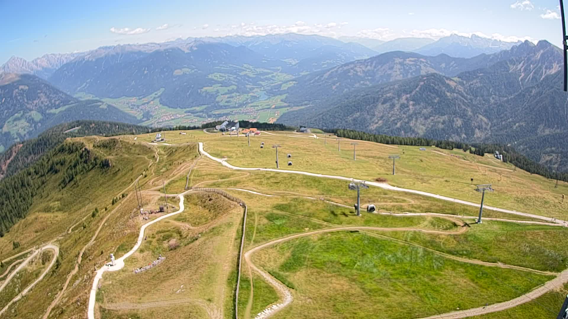 Kronplatz-Gipfel | Blick nach Olang – Valdaora