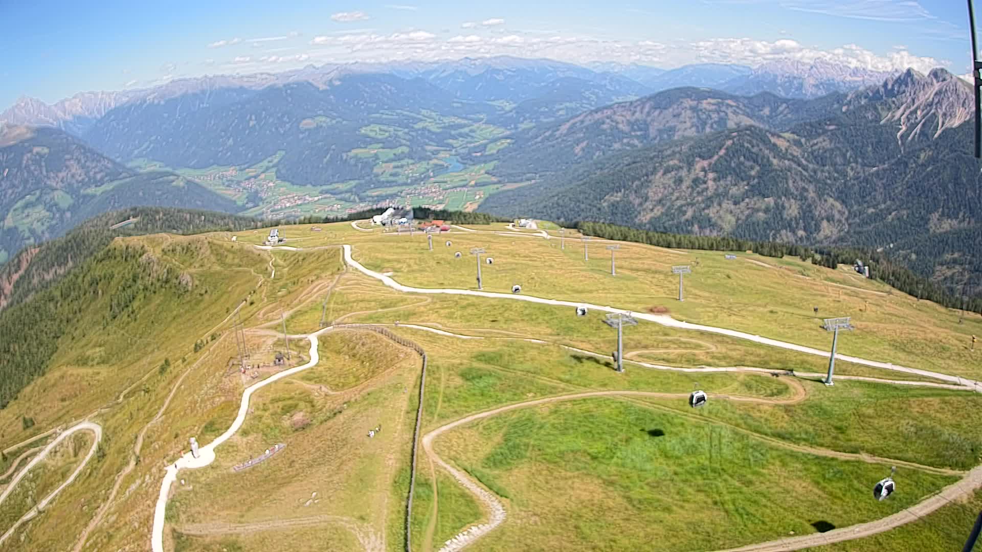 Kronplatz-Gipfel | Blick nach Olang – Valdaora