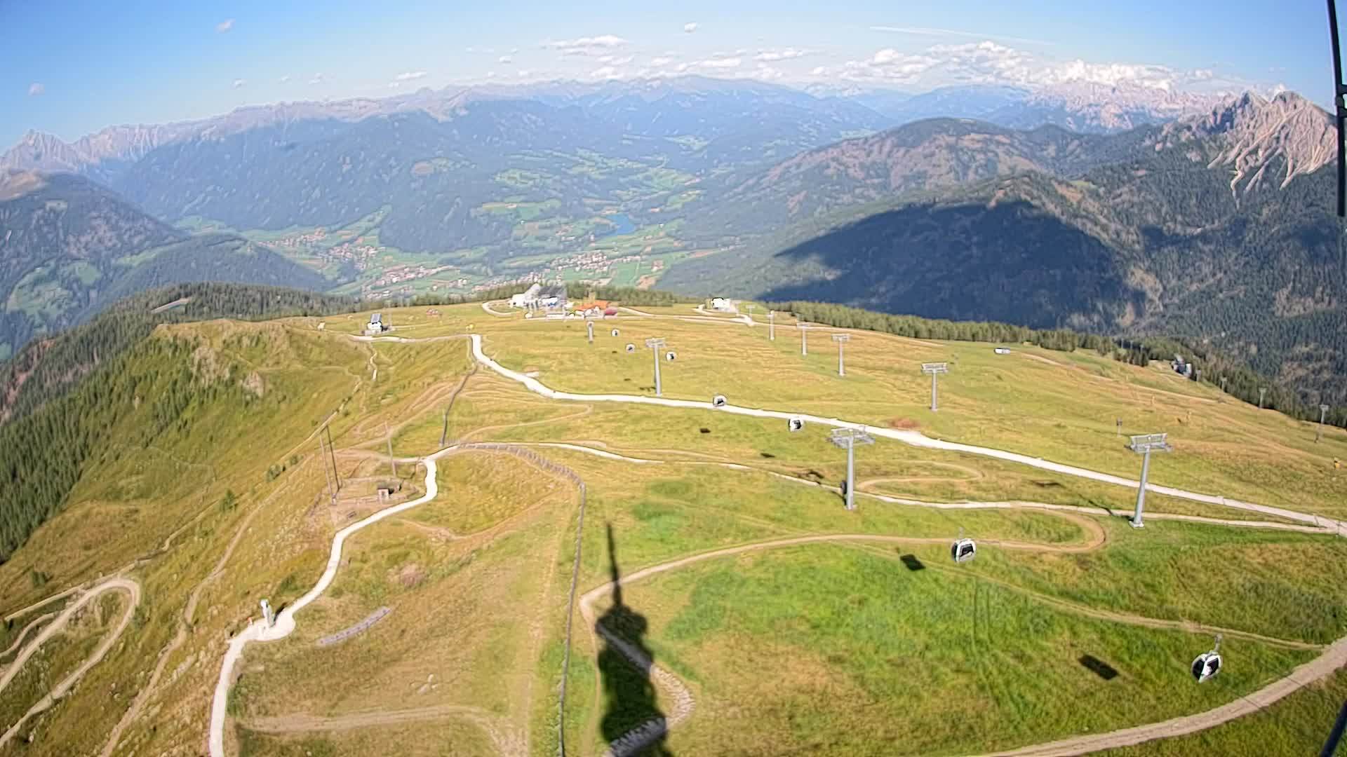 Kronplatz-Gipfel | Blick nach Olang – Valdaora