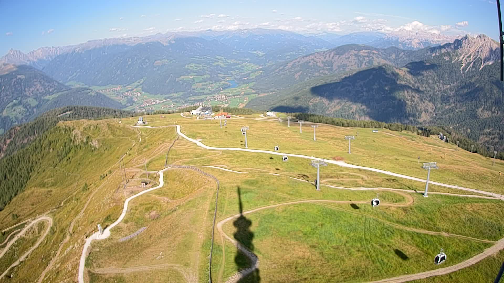 Kronplatz-Gipfel | Blick nach Olang – Valdaora