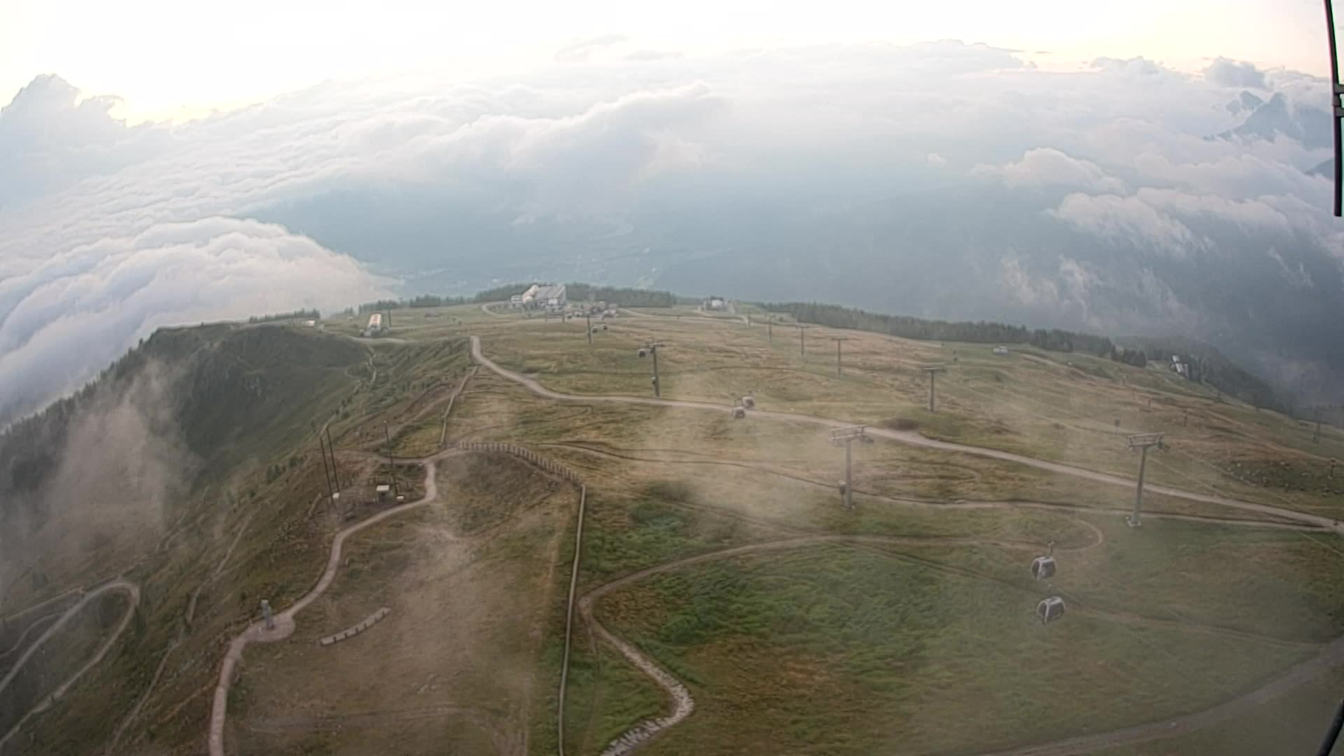 Kronplatz-Gipfel | Blick nach Olang – Valdaora