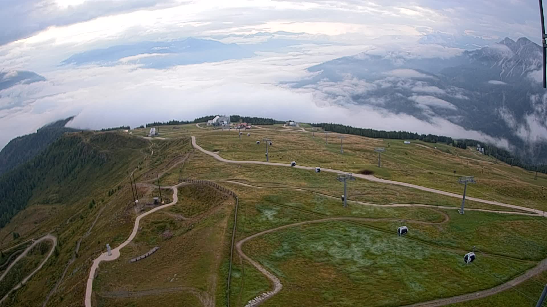 Kronplatz-Gipfel | Blick nach Olang – Valdaora