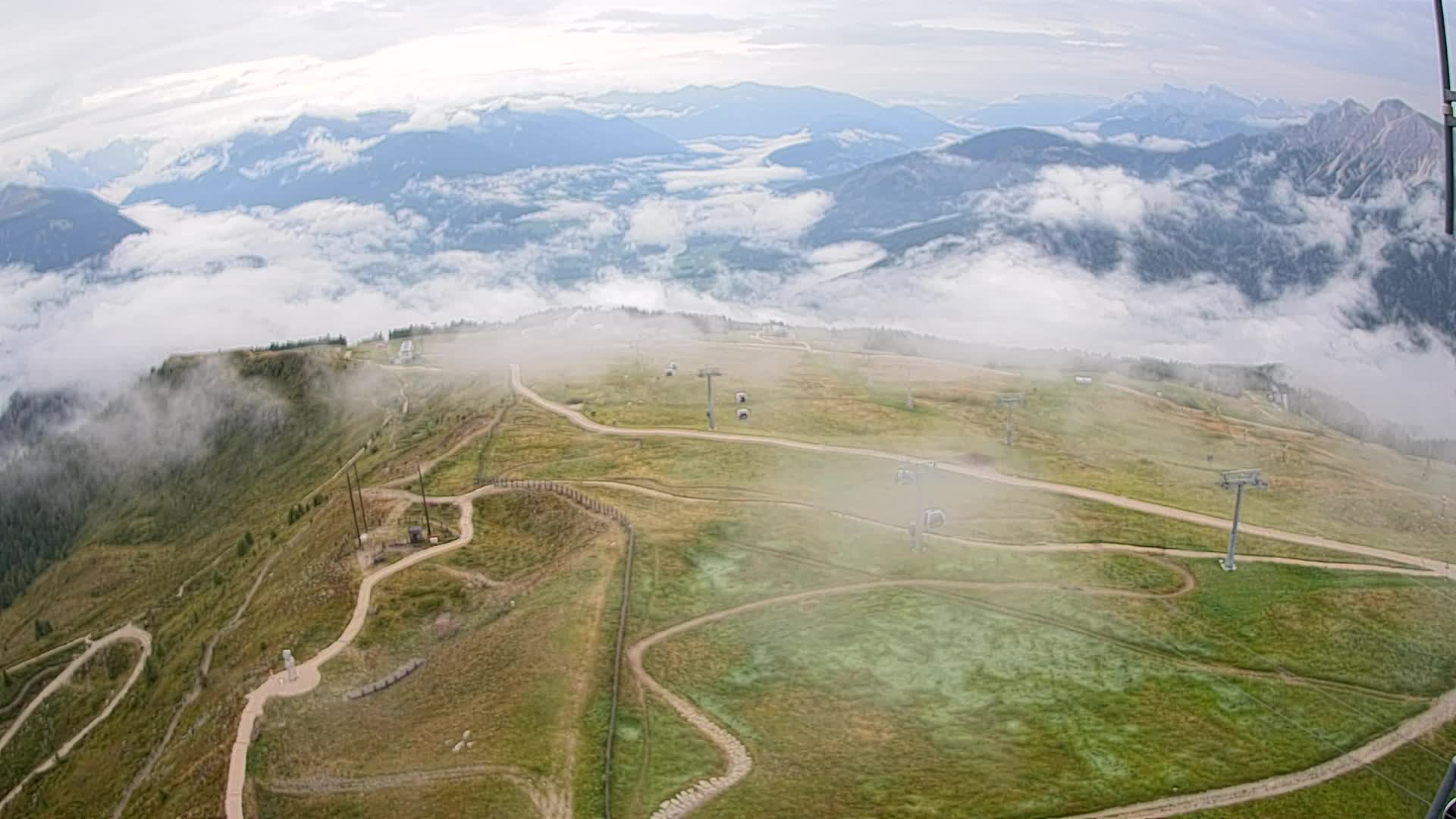 Kronplatz vrh | pogled na Valdaora – Olang