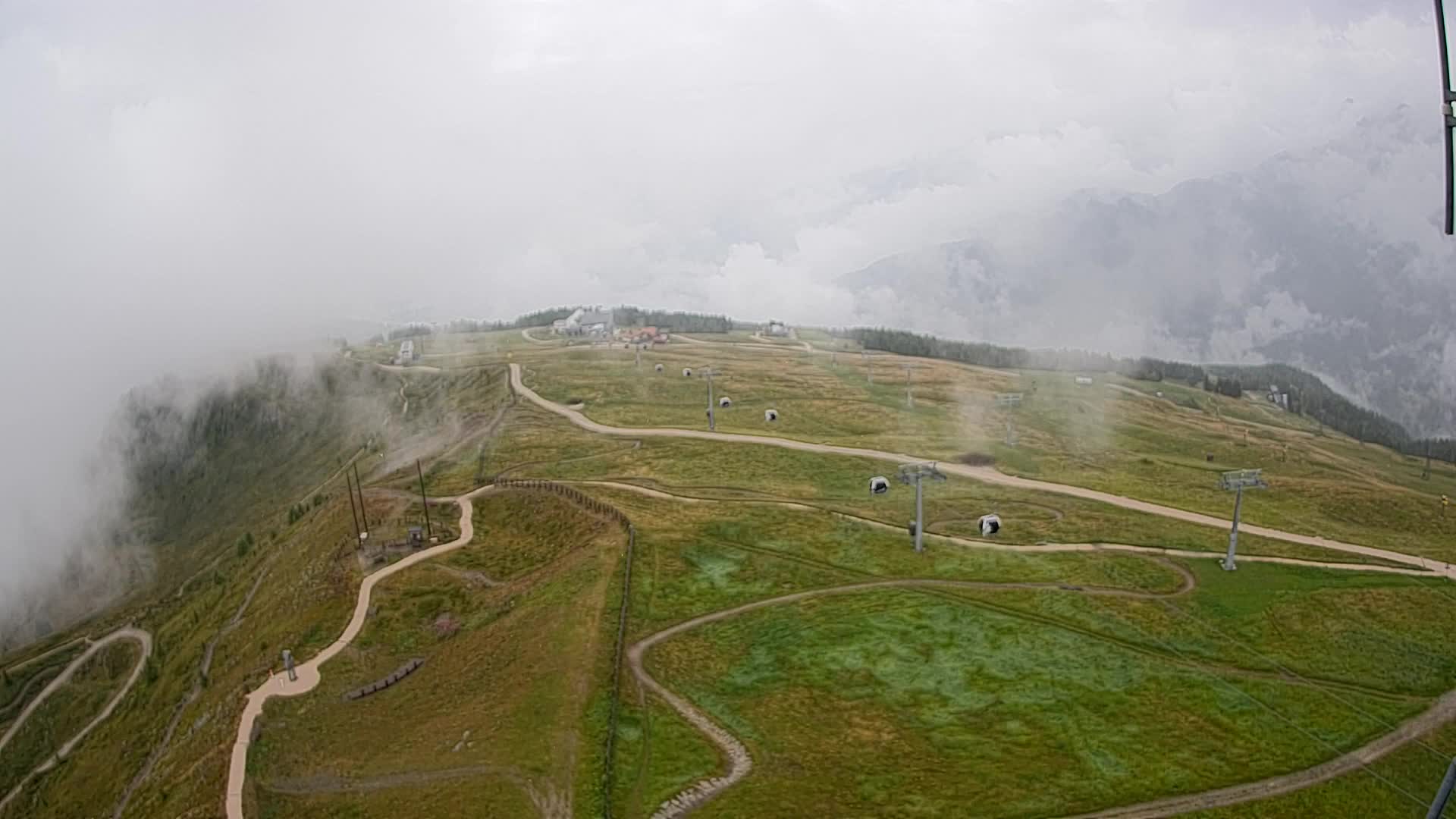 Kronplatz-Gipfel | Blick nach Olang – Valdaora