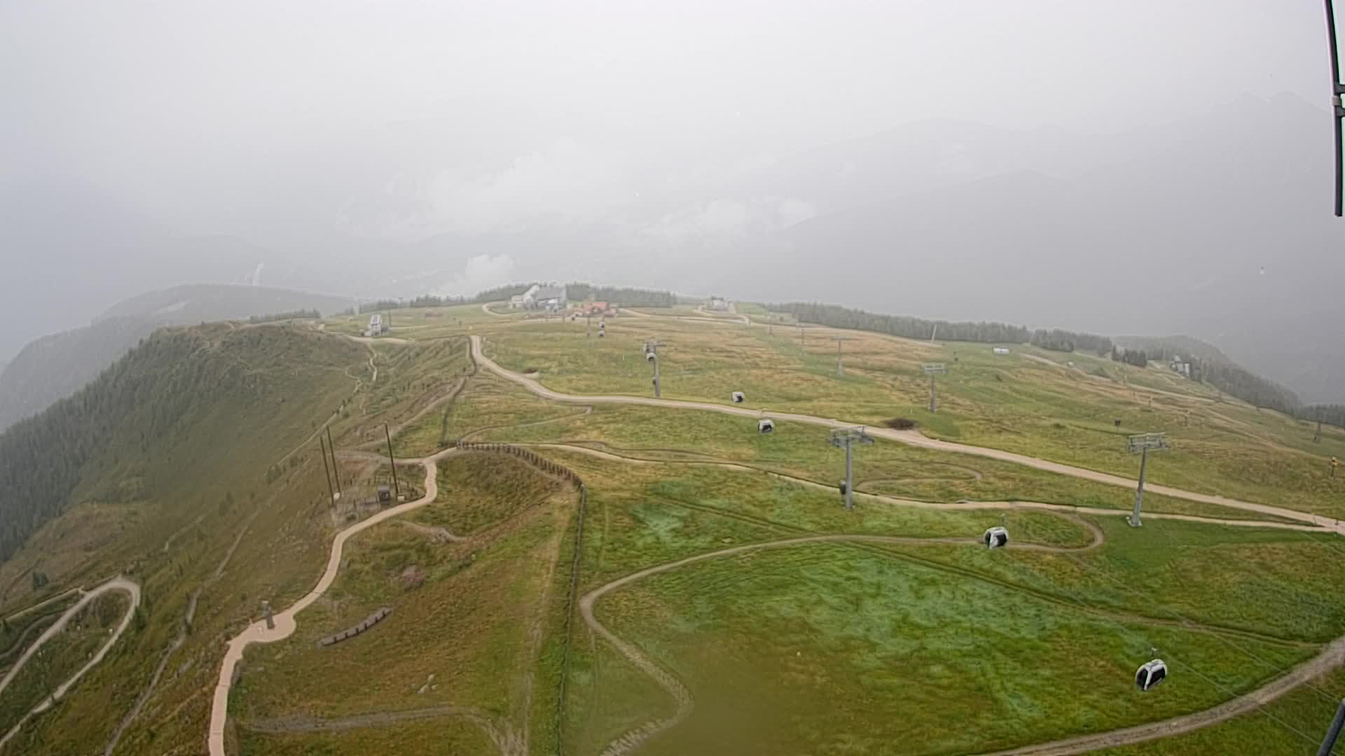 Kronplatz-Gipfel | Blick nach Olang – Valdaora