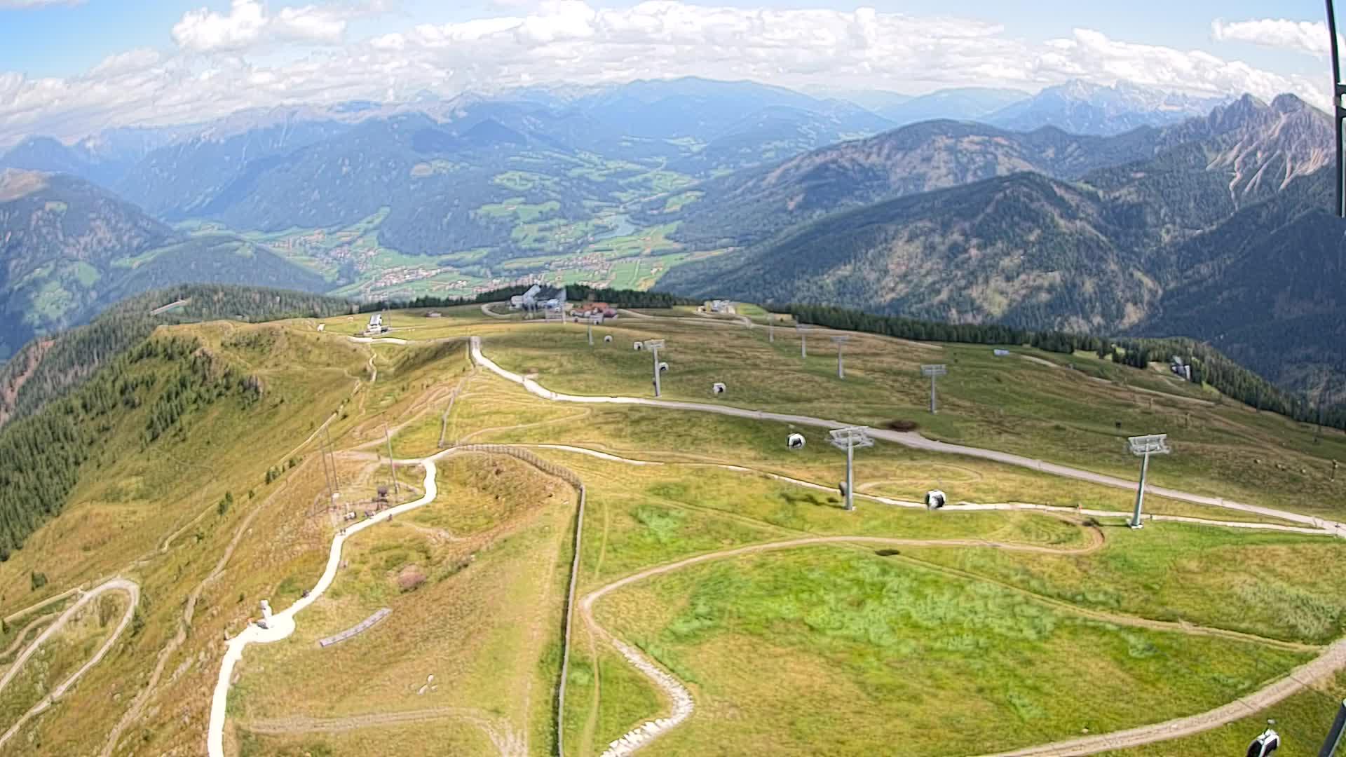 Kronplatz-Gipfel | Blick nach Olang – Valdaora