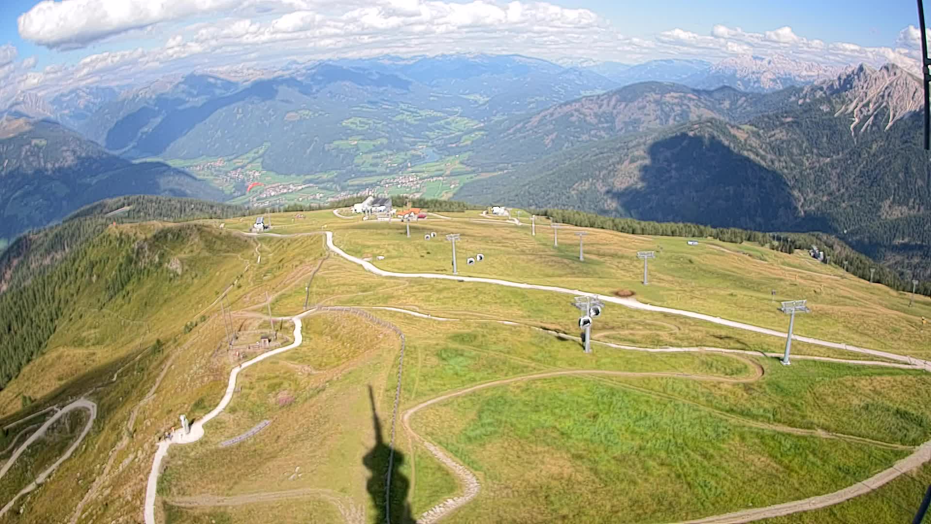 Kronplatz-Gipfel | Blick nach Olang – Valdaora