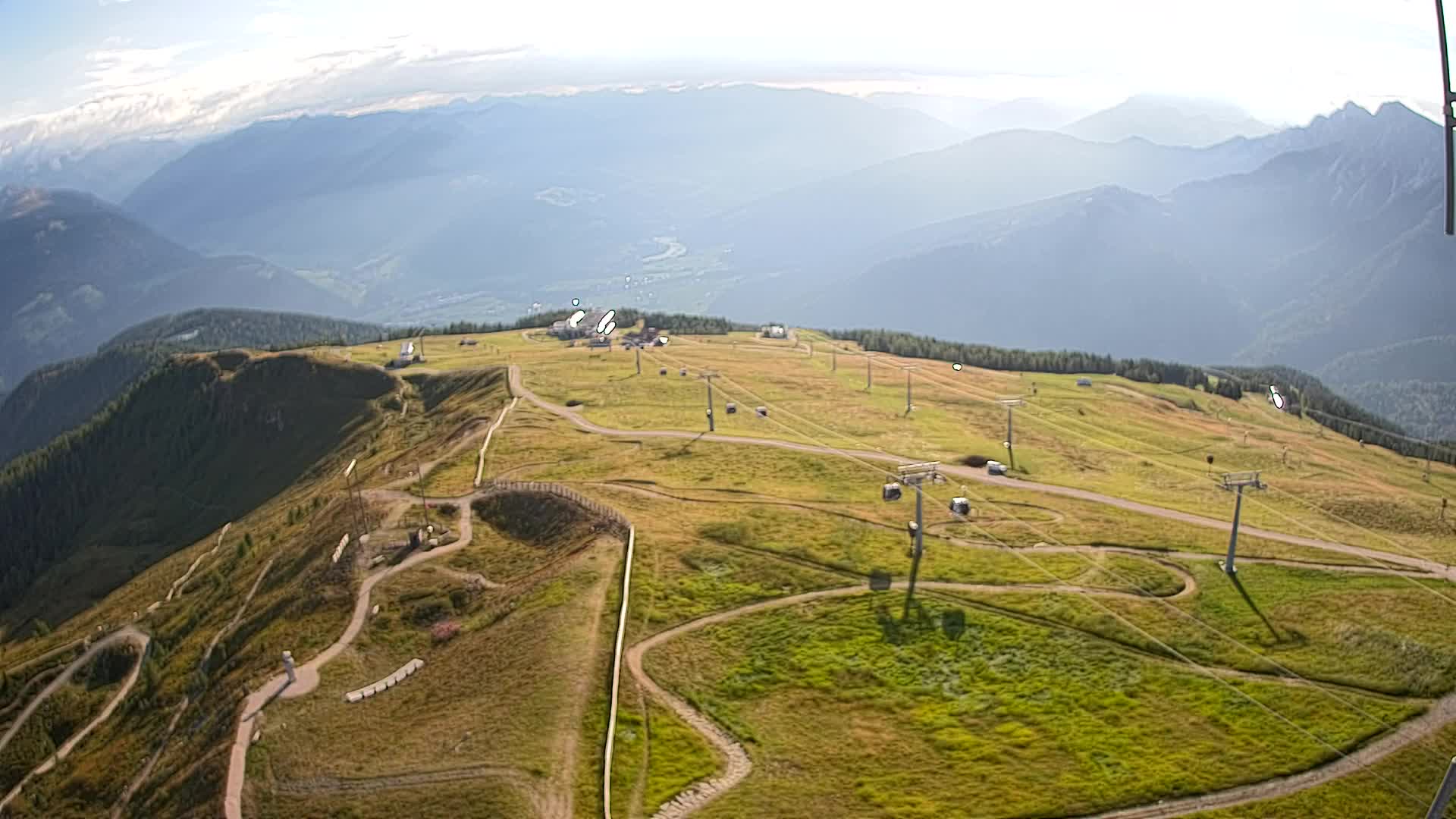 Kronplatz-Gipfel | Blick nach Olang – Valdaora