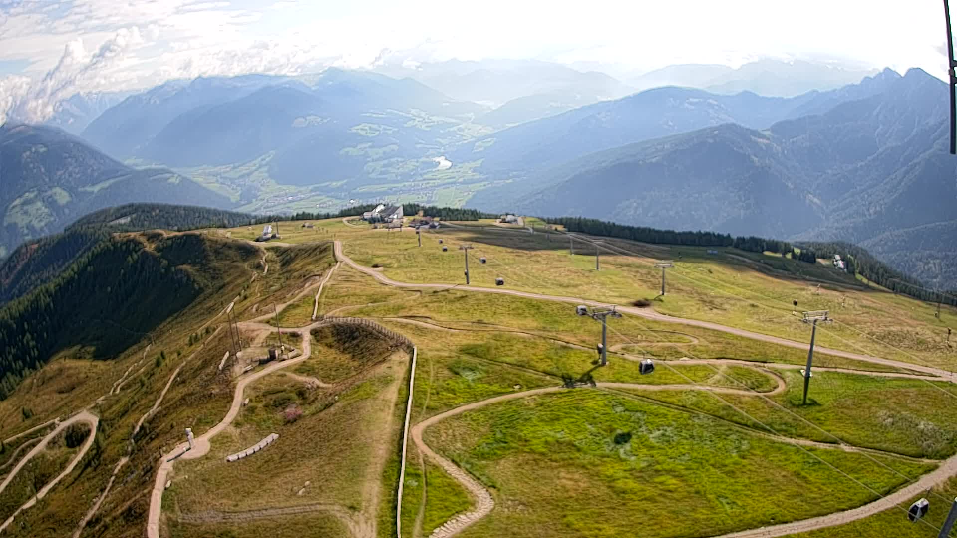 Kronplatz-Gipfel | Blick nach Olang – Valdaora