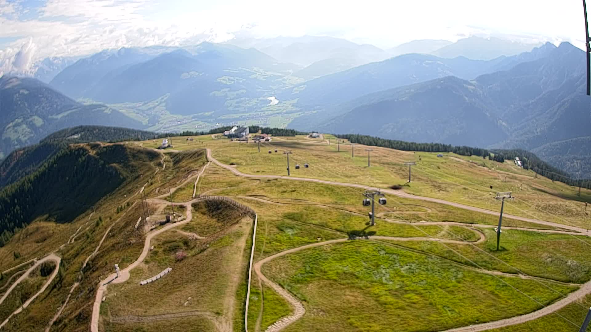 Kronplatz-Gipfel | Blick nach Olang – Valdaora