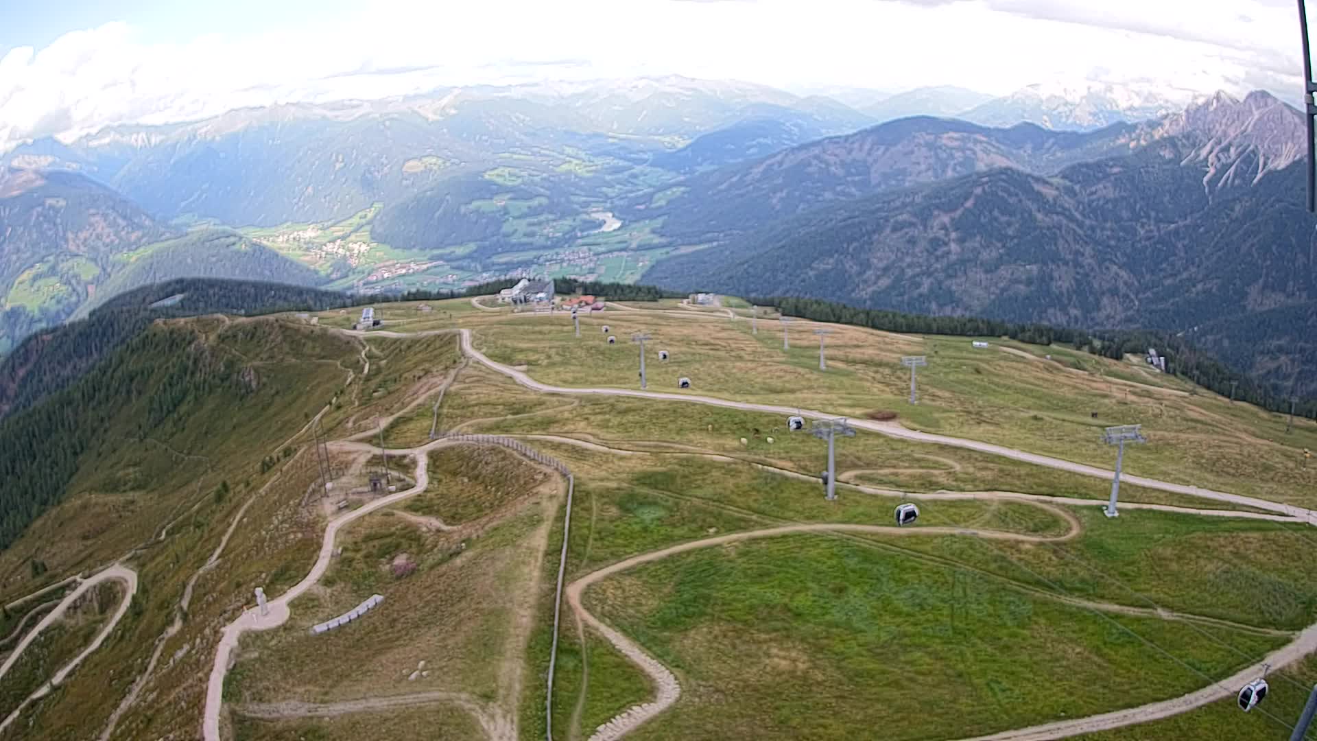 Kronplatz-Gipfel | Blick nach Olang – Valdaora