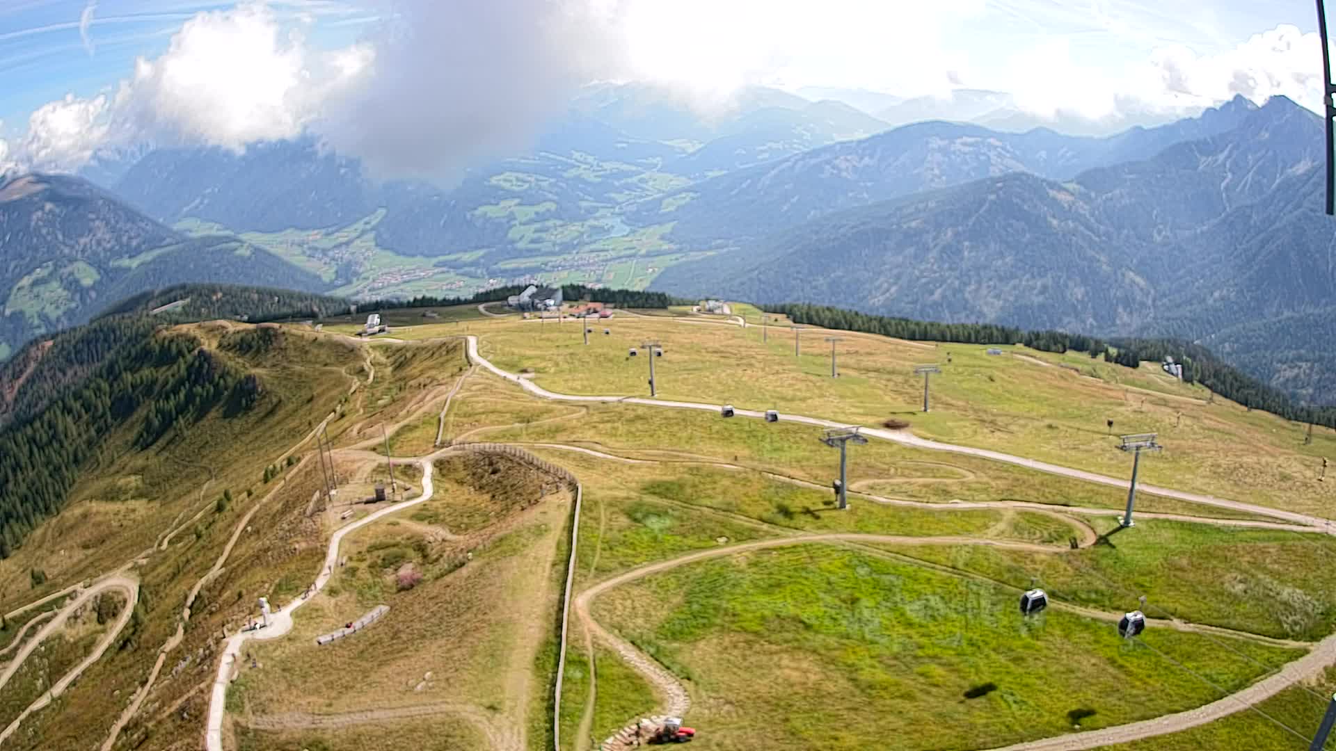 Kronplatz-Gipfel | Blick nach Olang – Valdaora