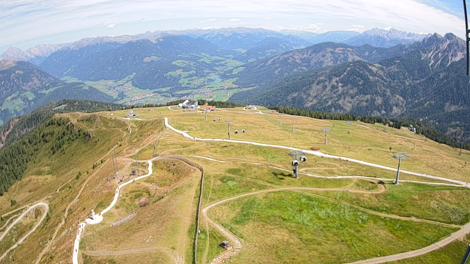 Kronplatz-Gipfel | Blick nach Olang – Valdaora