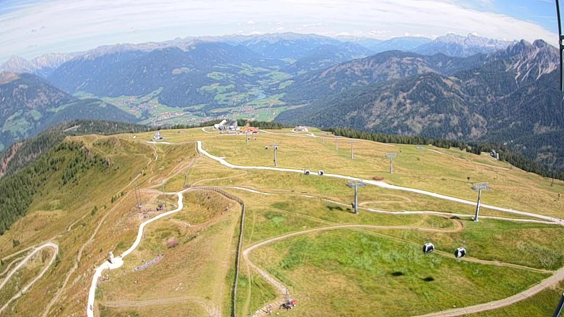 Sommet du Kronplatz | vue sur Valdaora – Olang
