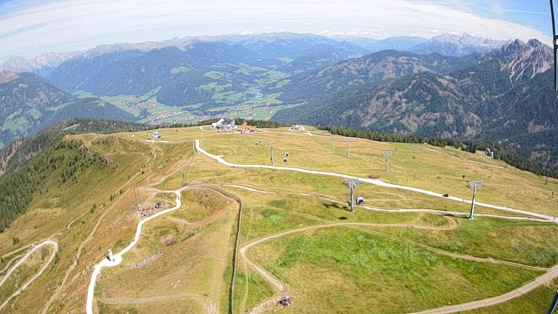 Kronplatz-Gipfel | Blick nach Olang – Valdaora