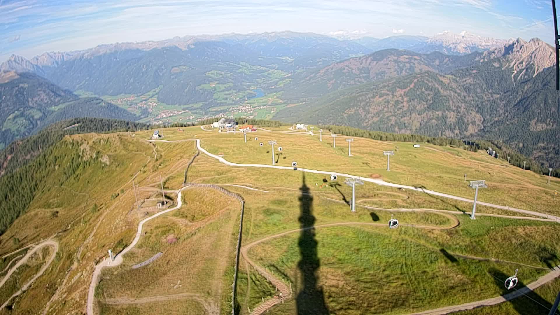 Kronplatz-Gipfel | Blick nach Olang – Valdaora