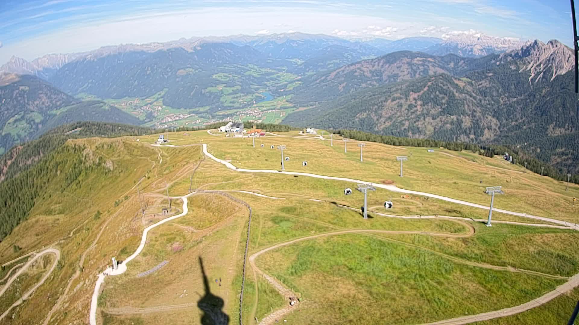 Kronplatz-Gipfel | Blick nach Olang – Valdaora