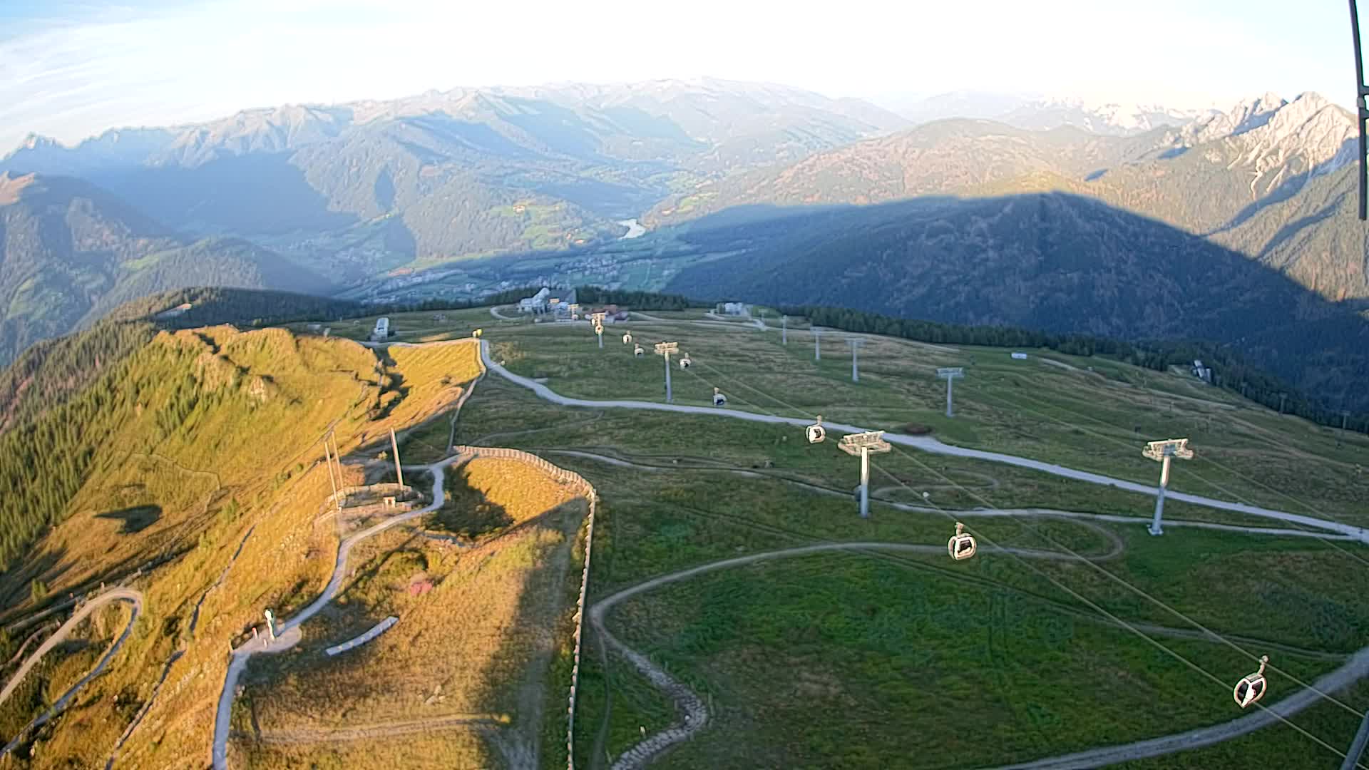 Kronplatz-Gipfel | Blick nach Olang – Valdaora