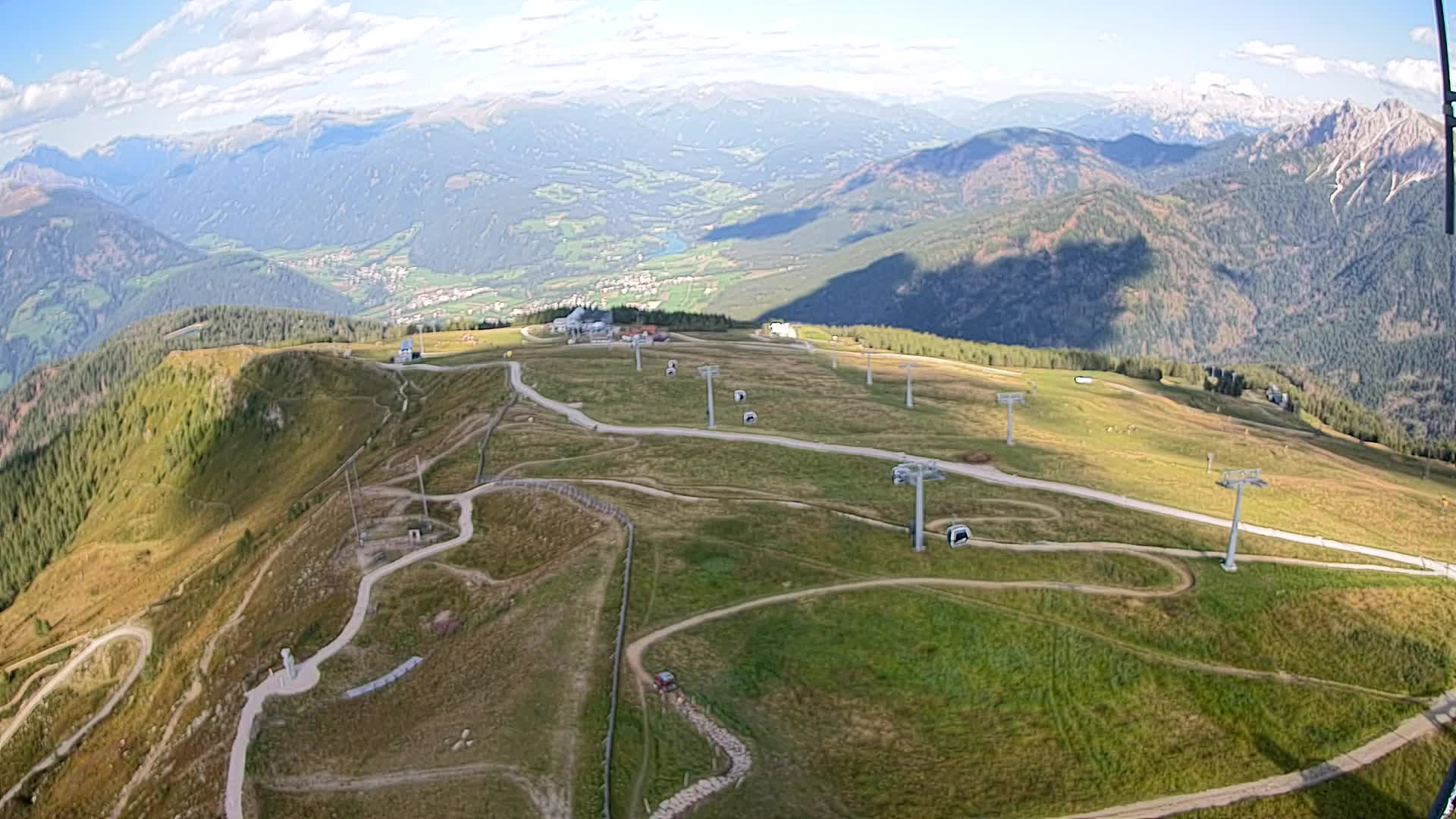 Kronplatz-Gipfel | Blick nach Olang – Valdaora