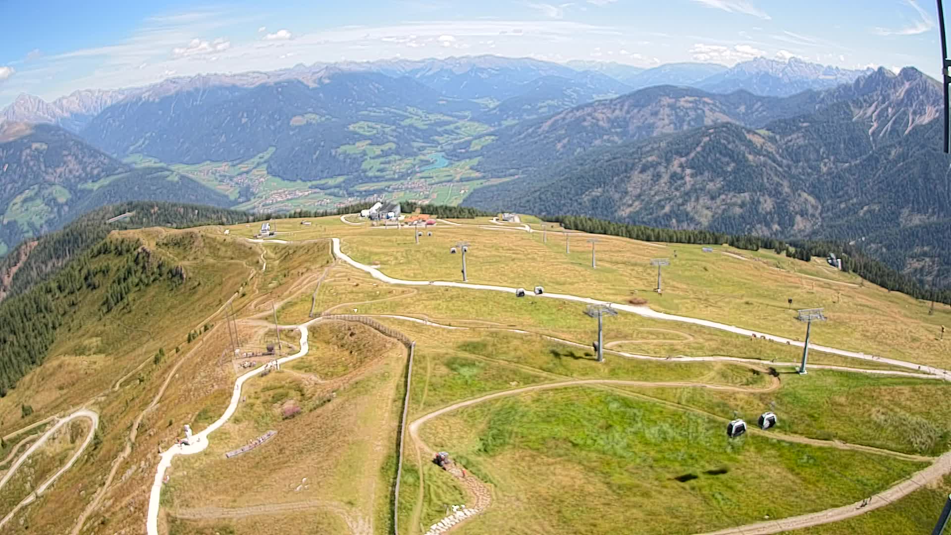 Kronplatz-Gipfel | Blick nach Olang – Valdaora