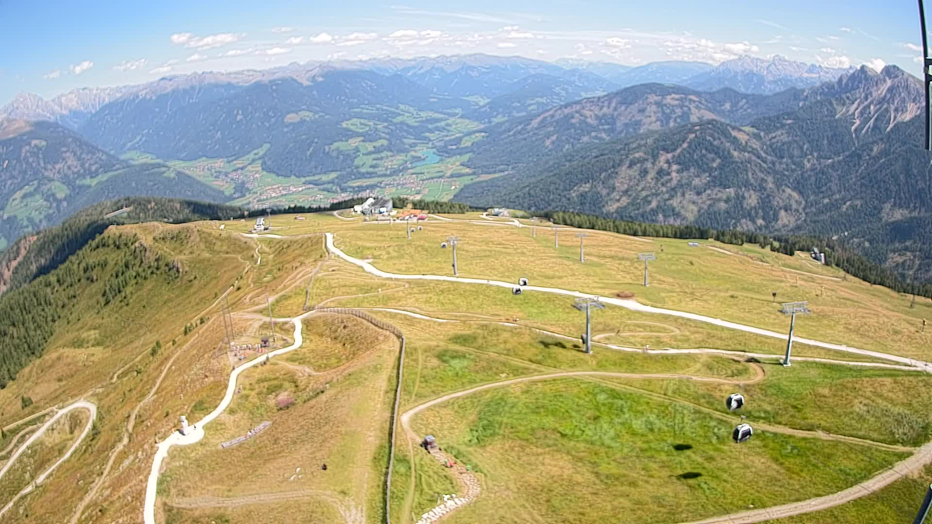 Kronplatz-Gipfel | Blick nach Olang – Valdaora