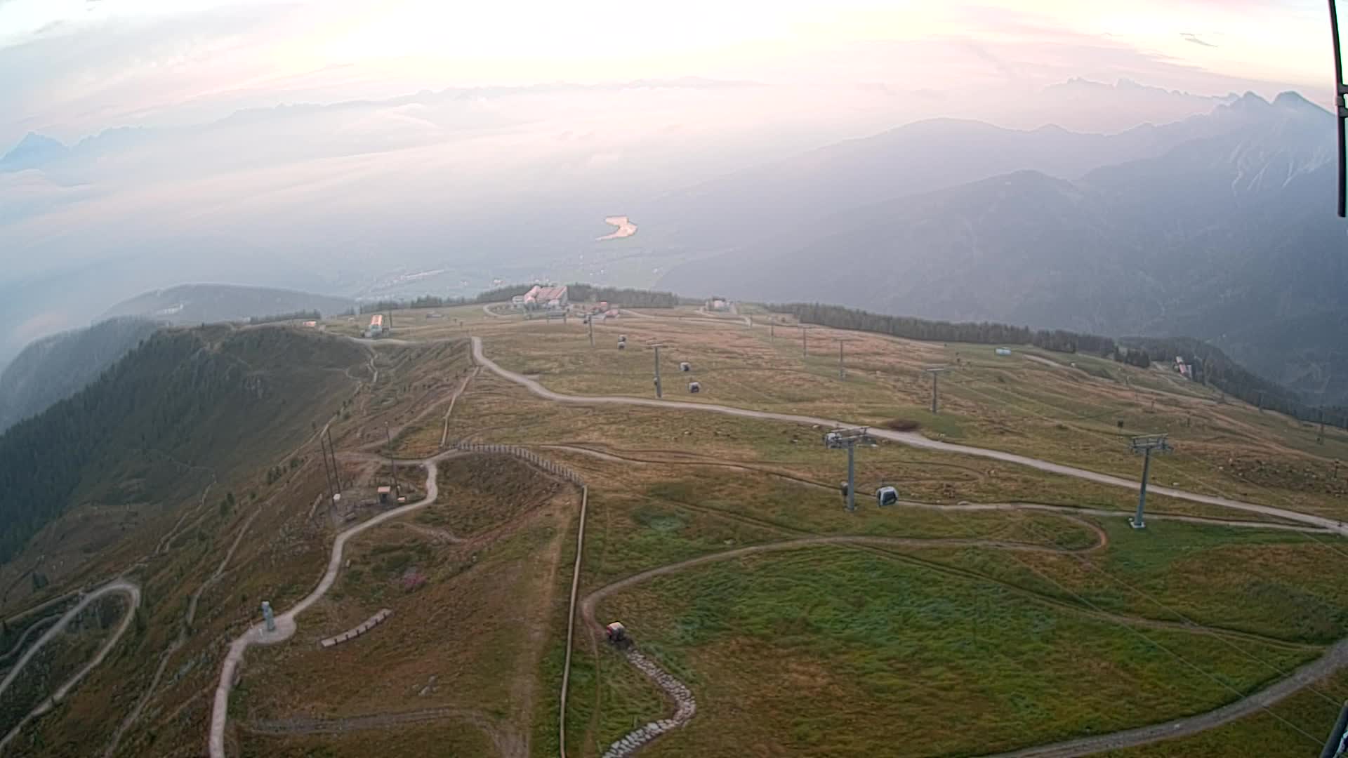 Kronplatz-Gipfel | Blick nach Olang – Valdaora