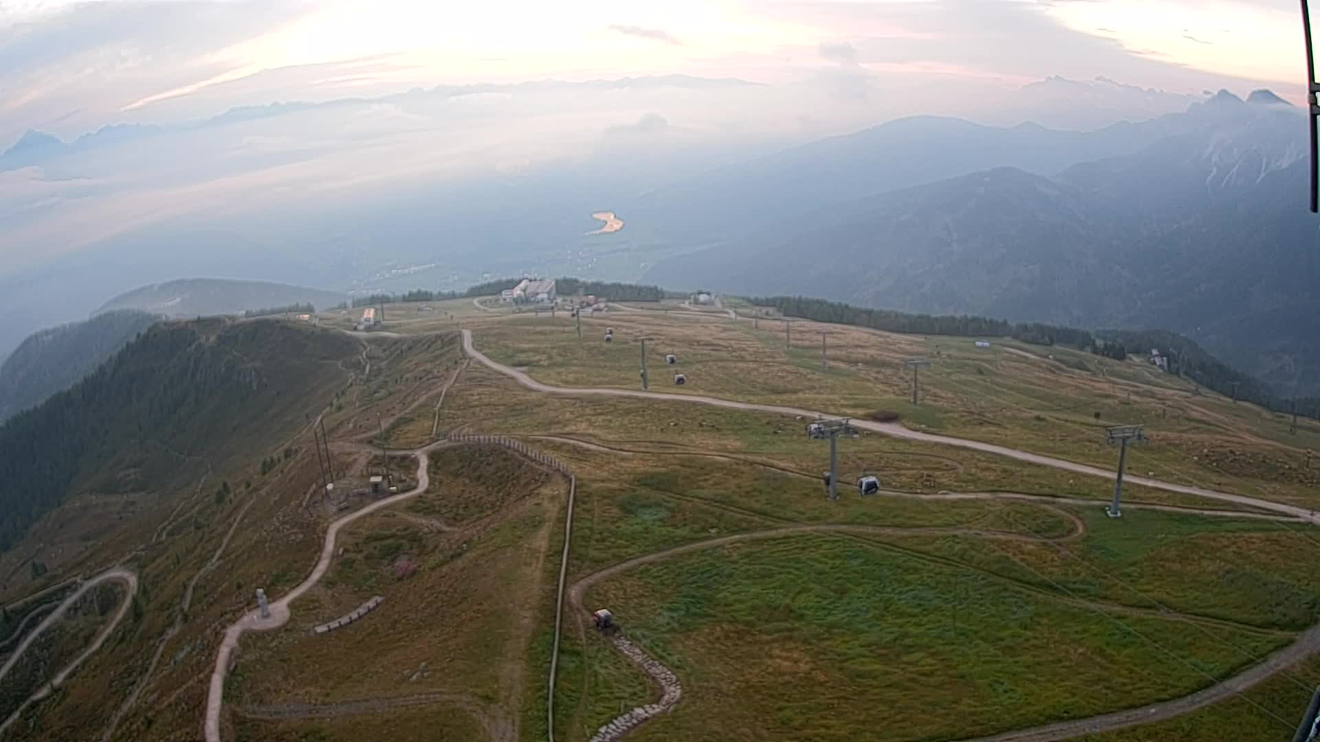 Kronplatz-Gipfel | Blick nach Olang – Valdaora