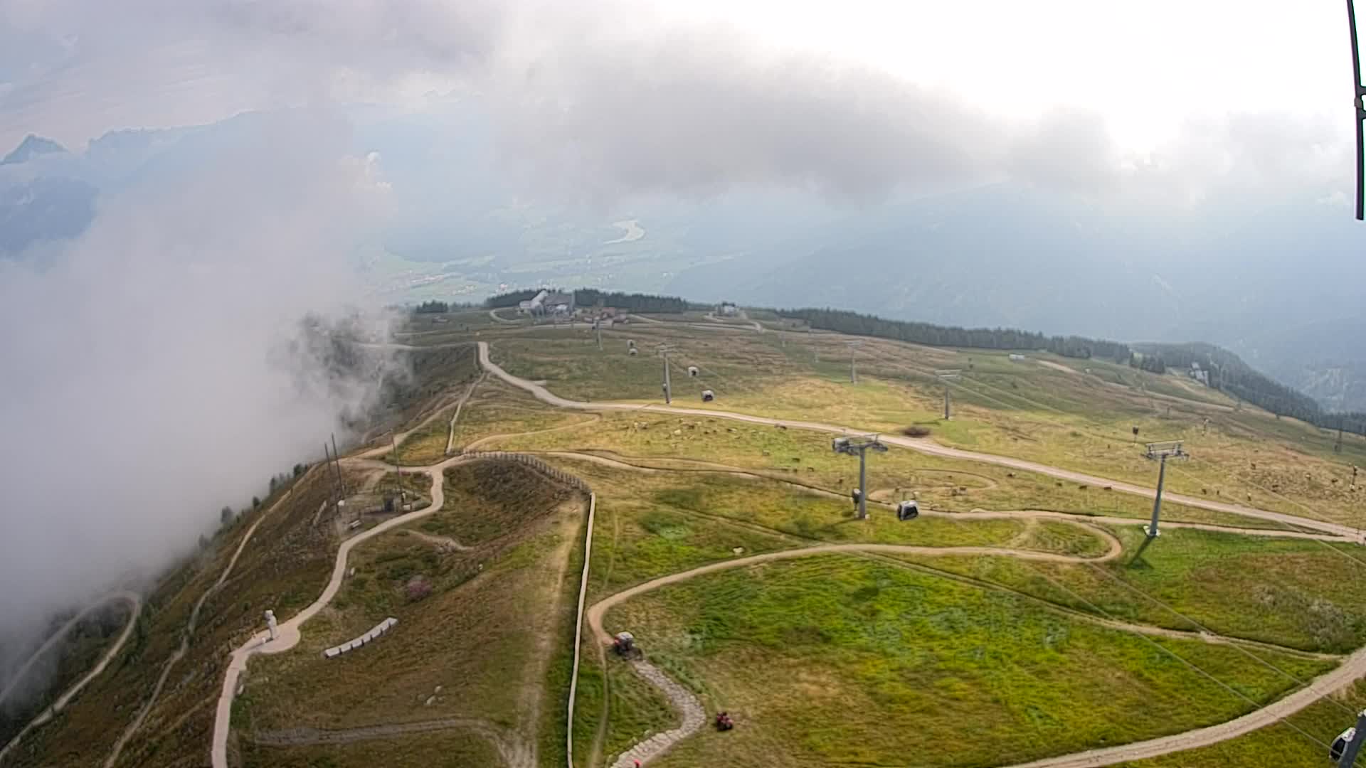 Kronplatz-Gipfel | Blick nach Olang – Valdaora