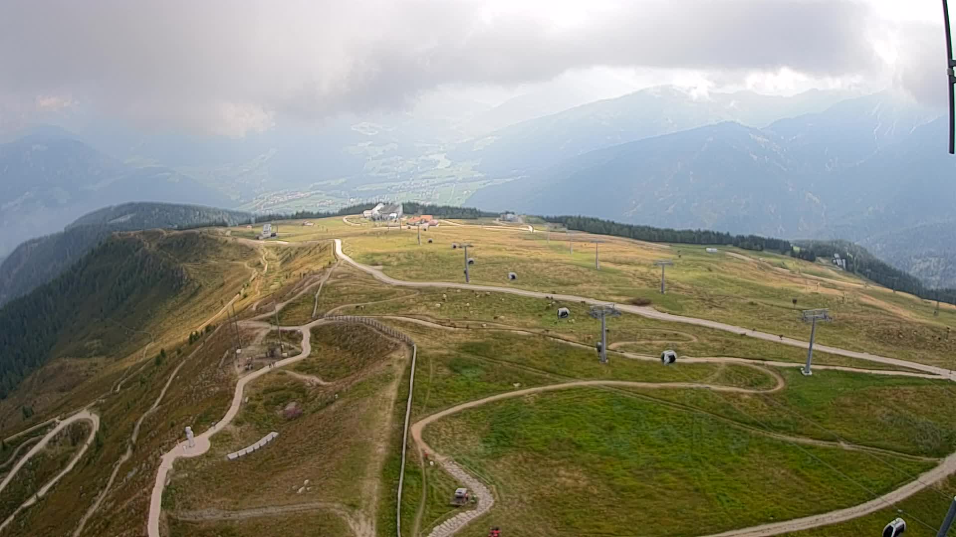 Kronplatz-Gipfel | Blick nach Olang – Valdaora