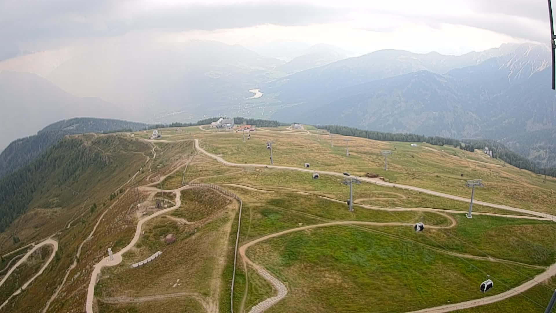 Kronplatz-Gipfel | Blick nach Olang – Valdaora
