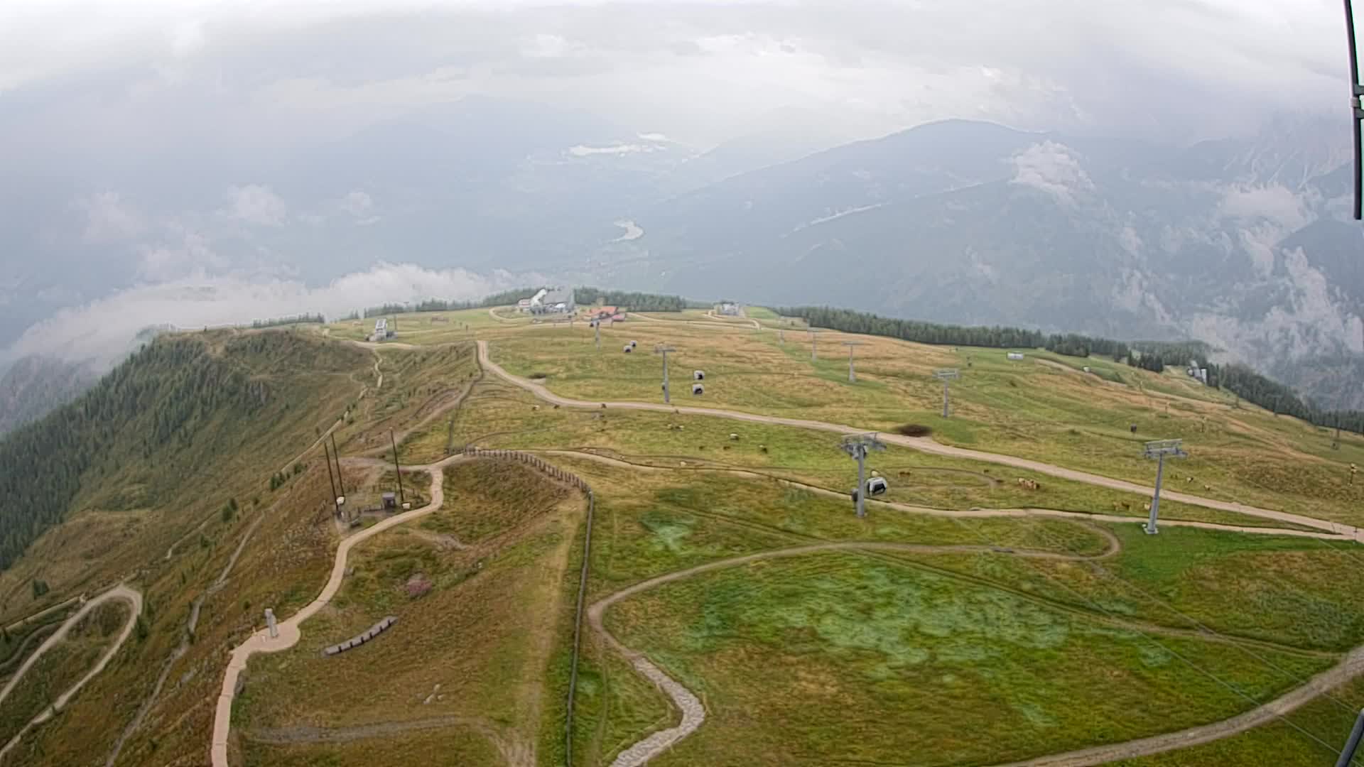 Kronplatz-Gipfel | Blick nach Olang – Valdaora