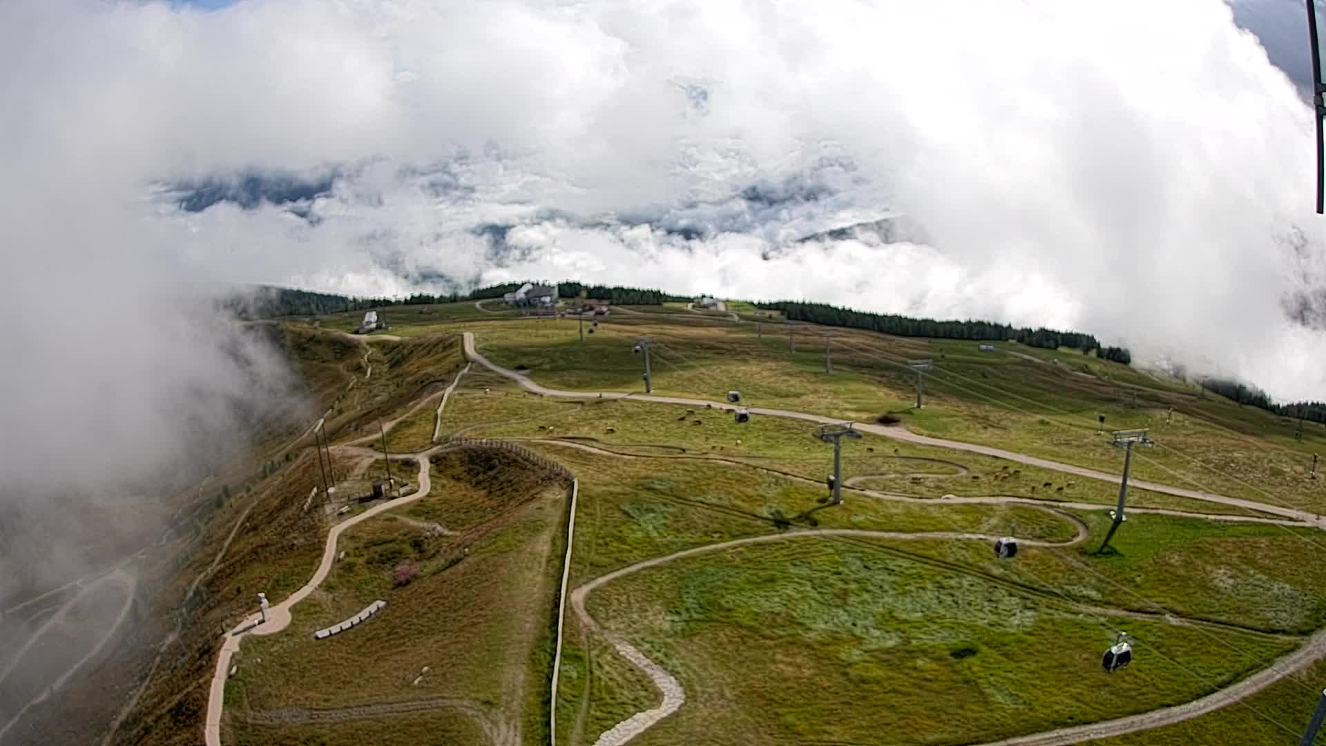 Kronplatz-Gipfel | Blick nach Olang – Valdaora