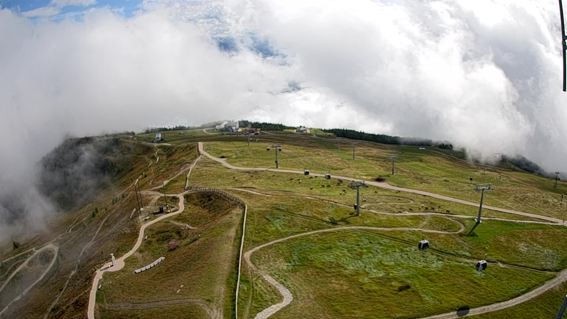 Kronplatz-Gipfel | Blick nach Olang – Valdaora