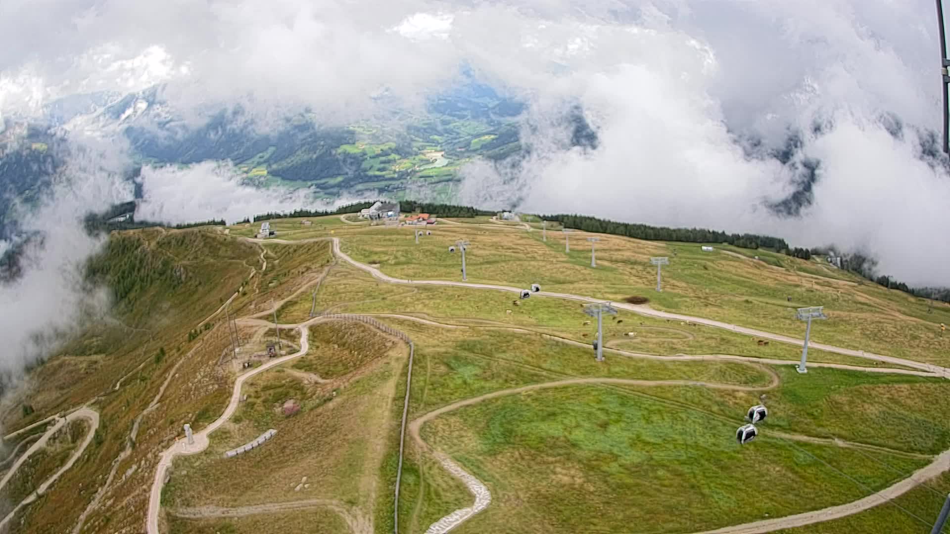 Sommet du Kronplatz | vue sur Valdaora – Olang