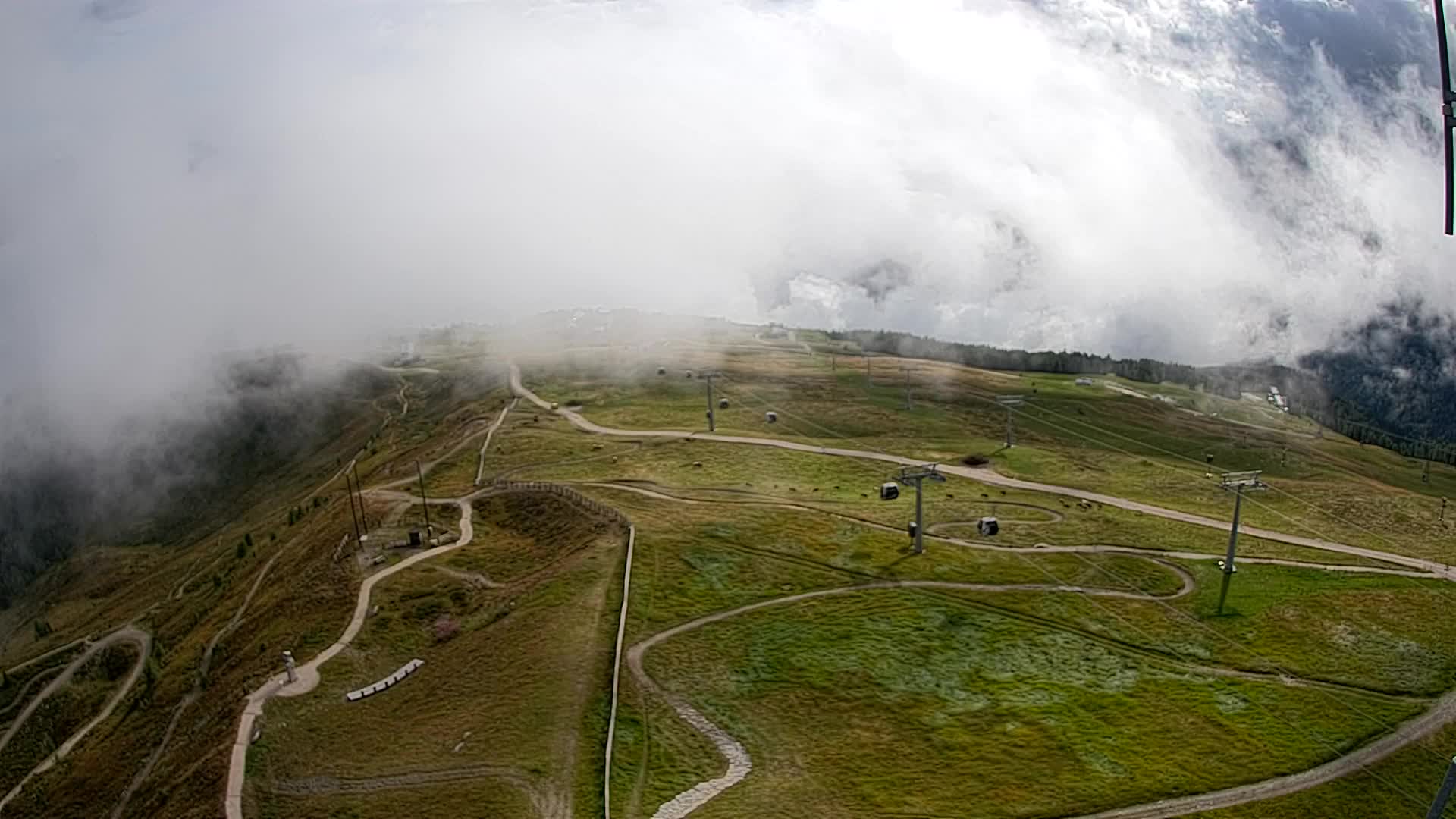 Kronplatz-Gipfel | Blick nach Olang – Valdaora