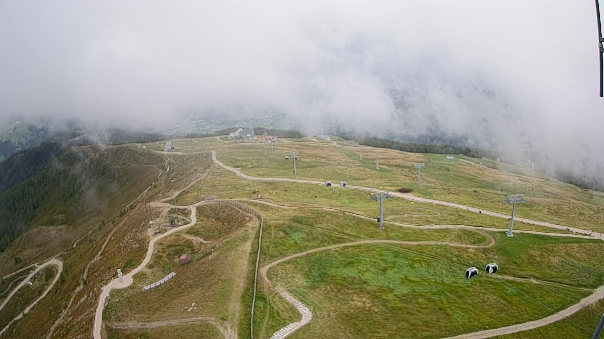 Kronplatz-Gipfel | Blick nach Olang – Valdaora