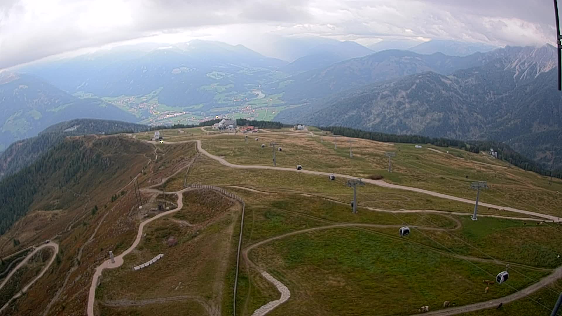 Kronplatz-Gipfel | Blick nach Olang – Valdaora