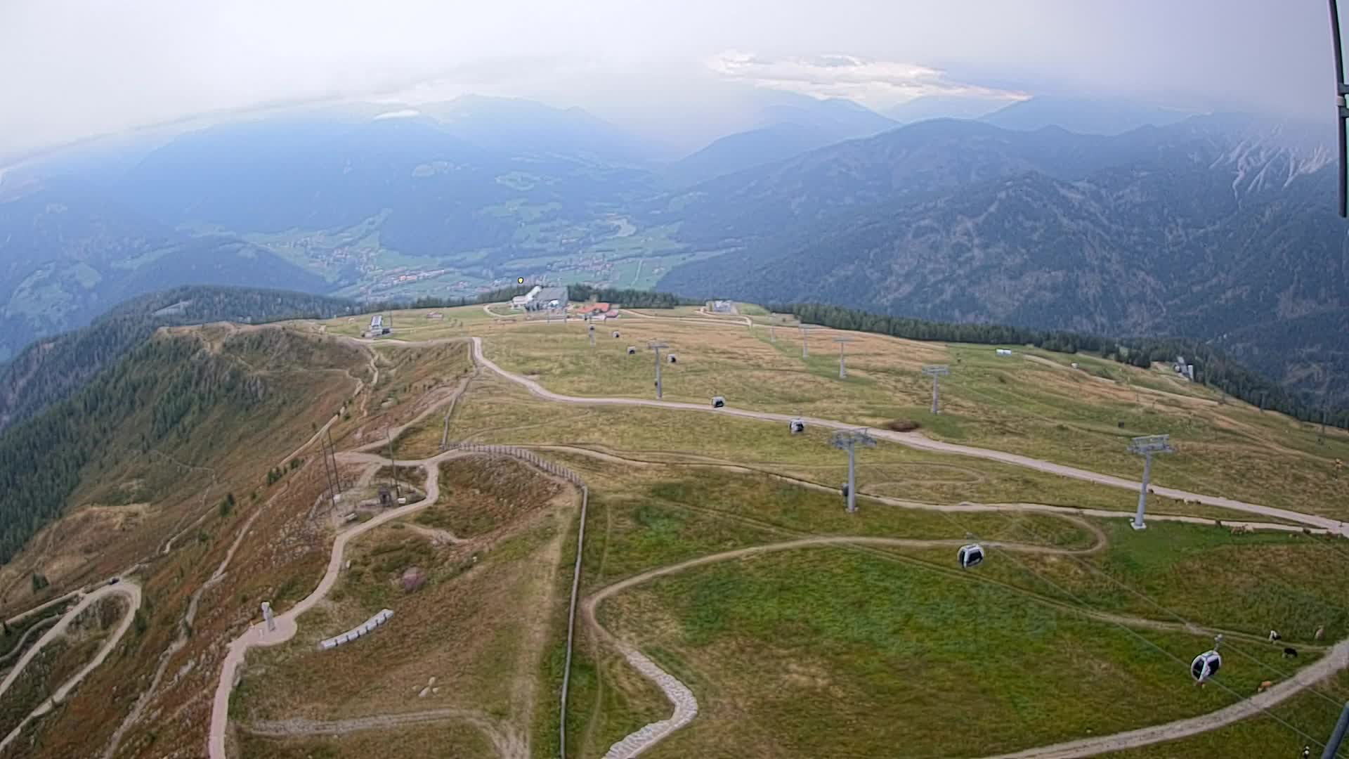 Kronplatz-Gipfel | Blick nach Olang – Valdaora