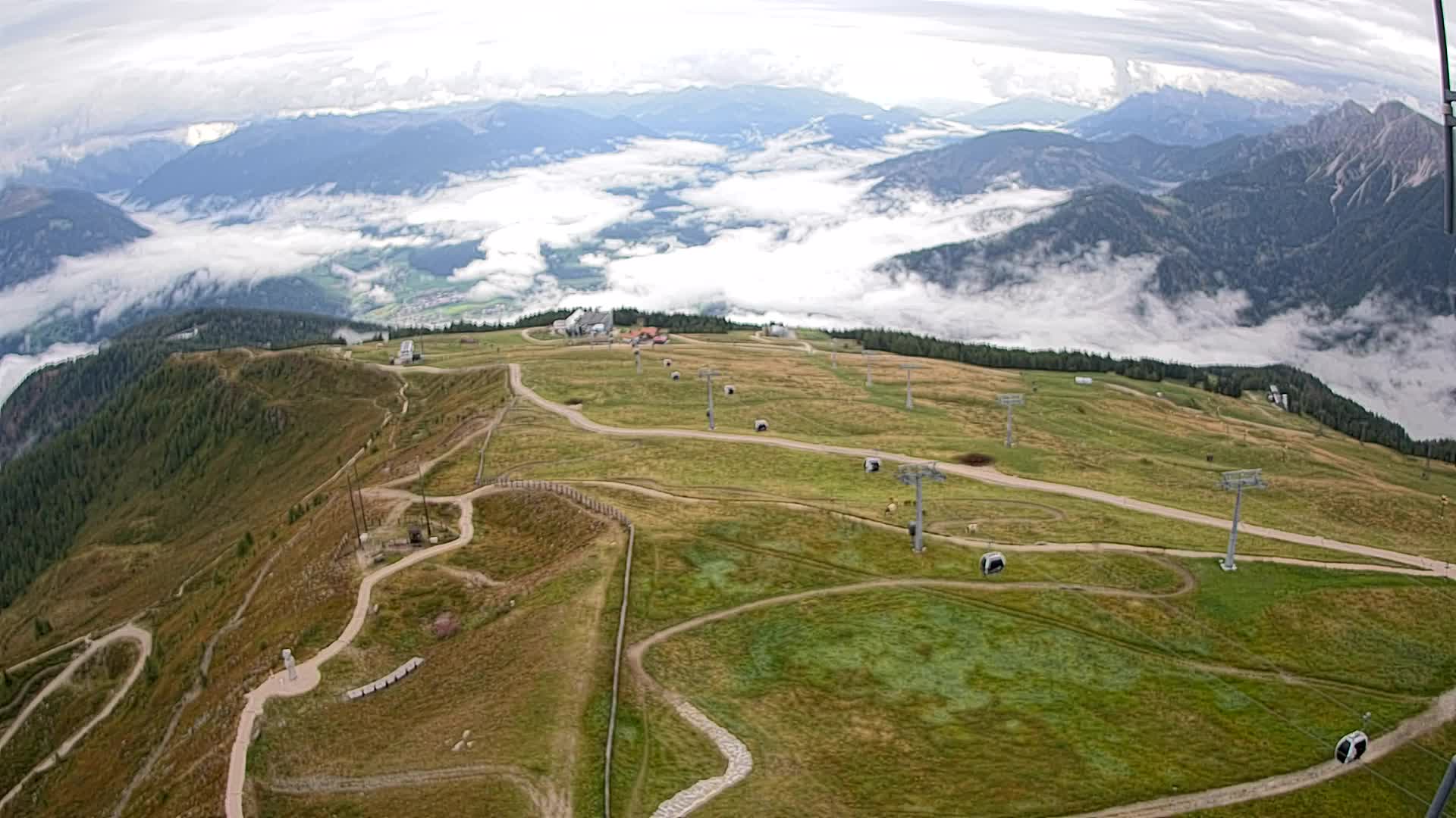 Sommet du Kronplatz | vue sur Valdaora – Olang