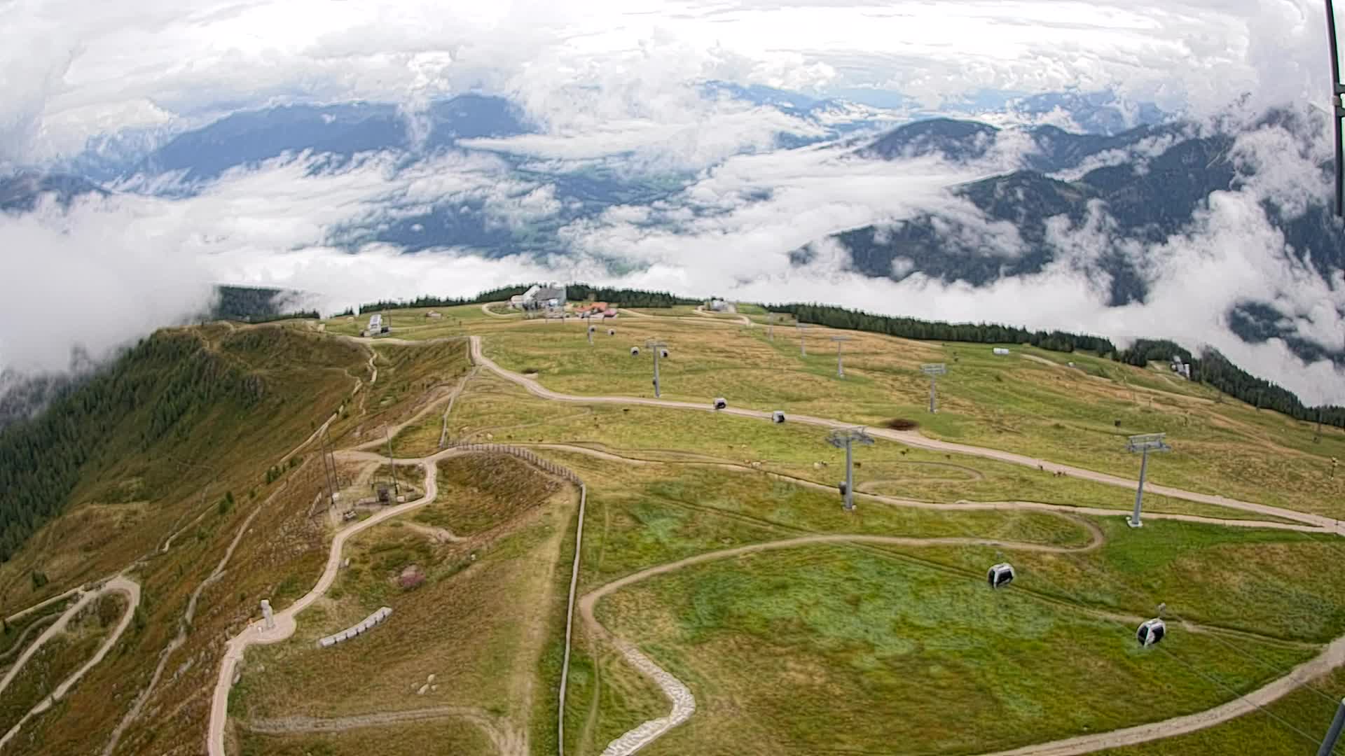 Sommet du Kronplatz | vue sur Valdaora – Olang