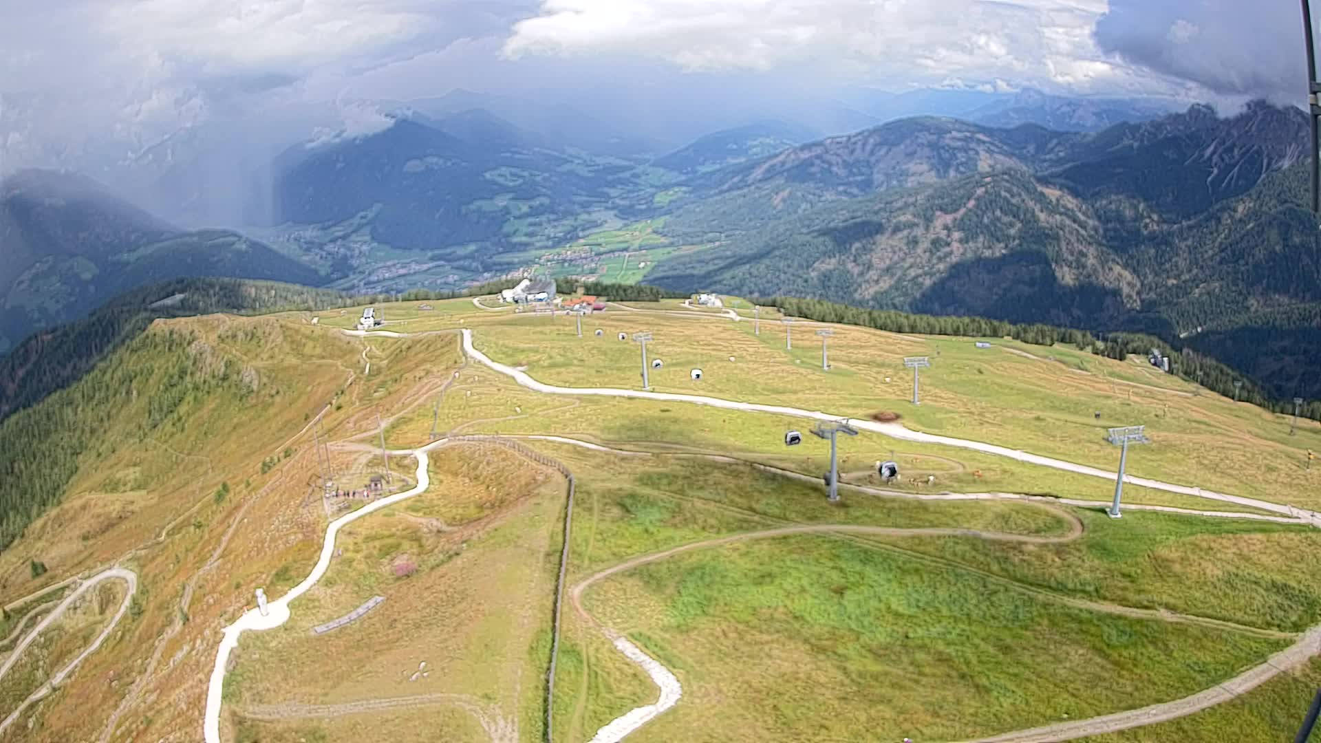 Kronplatz-Gipfel | Blick nach Olang – Valdaora
