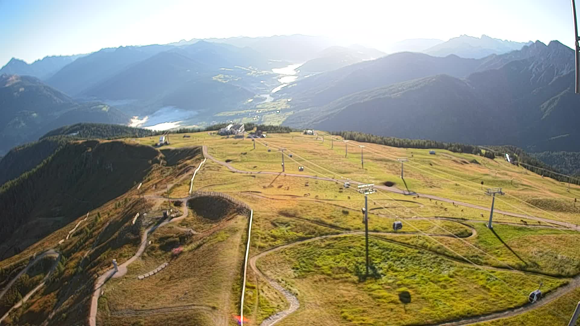 Kronplatz-Gipfel | Blick nach Olang – Valdaora