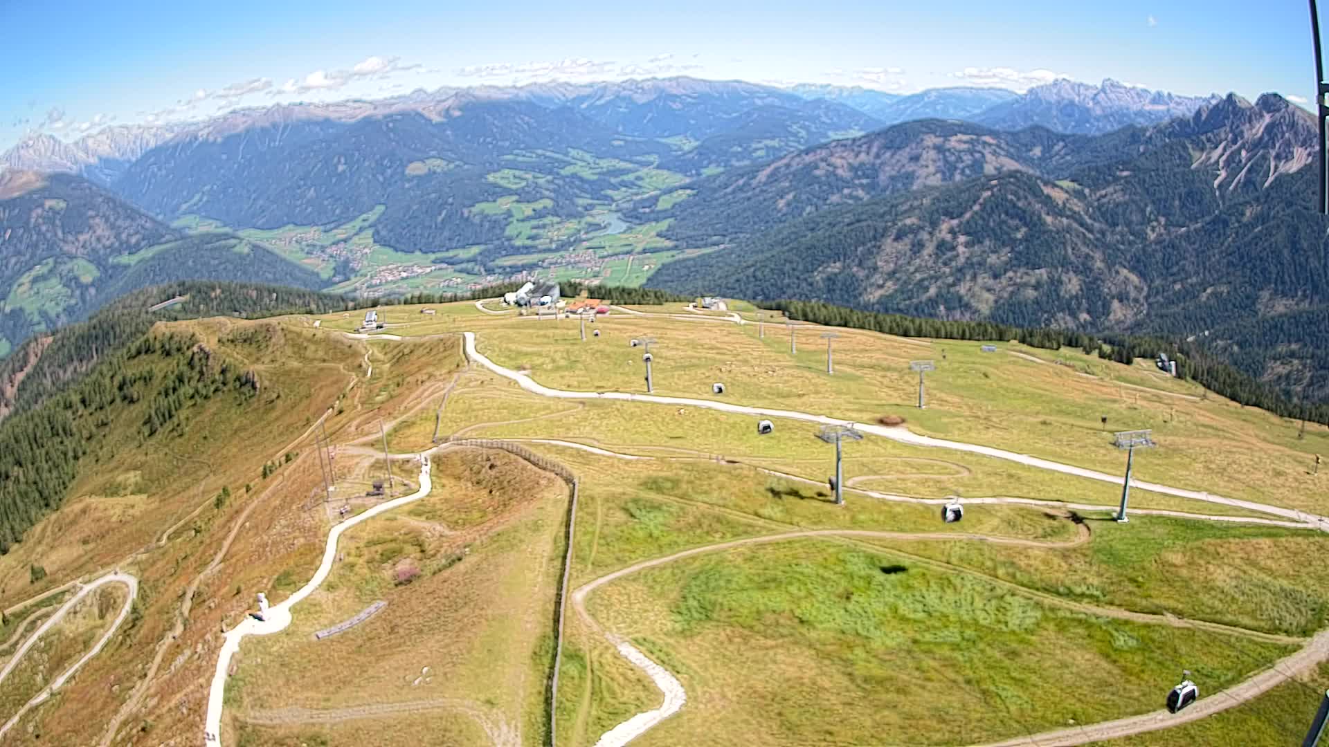 Kronplatz-Gipfel | Blick nach Olang – Valdaora