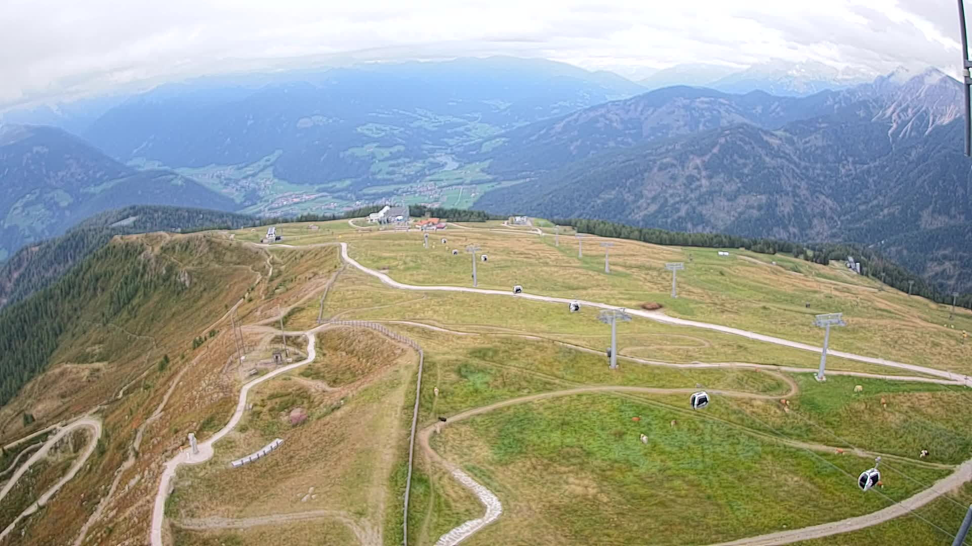 Kronplatz-Gipfel | Blick nach Olang – Valdaora