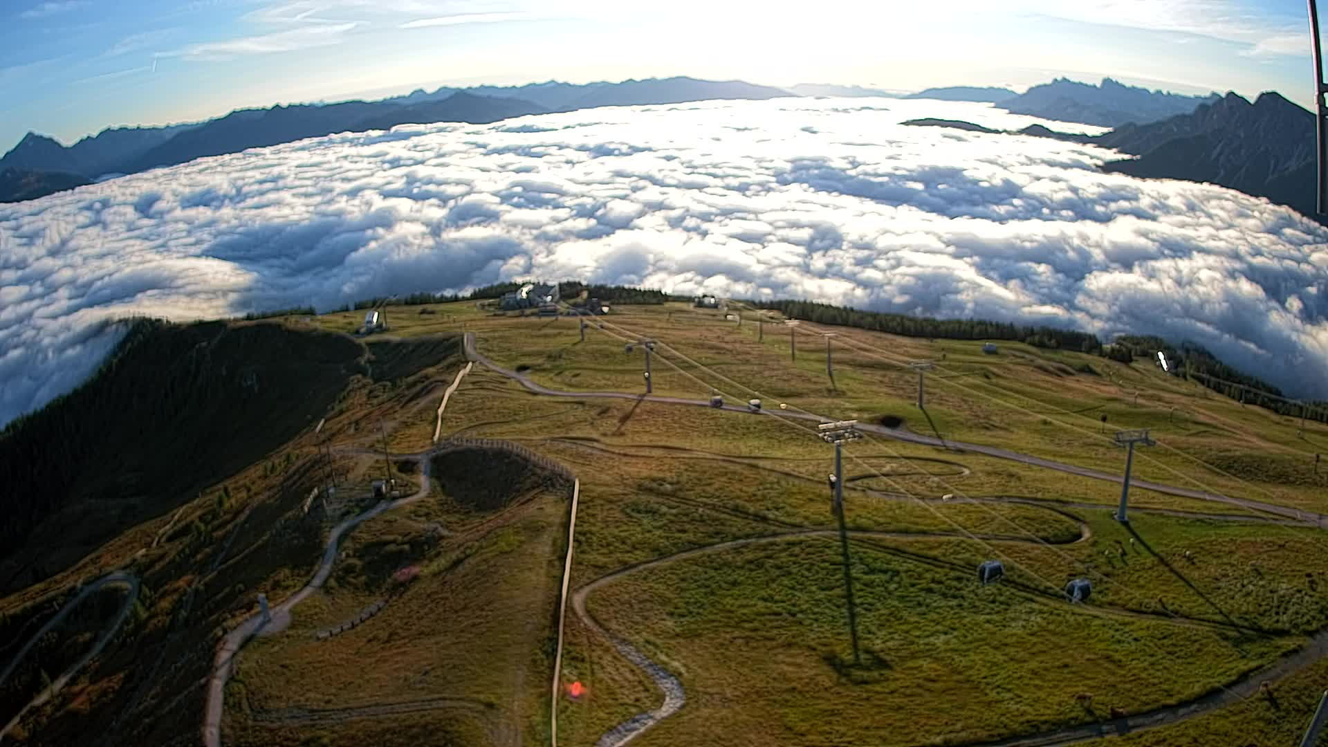 Kronplatz-Gipfel | Blick nach Olang – Valdaora